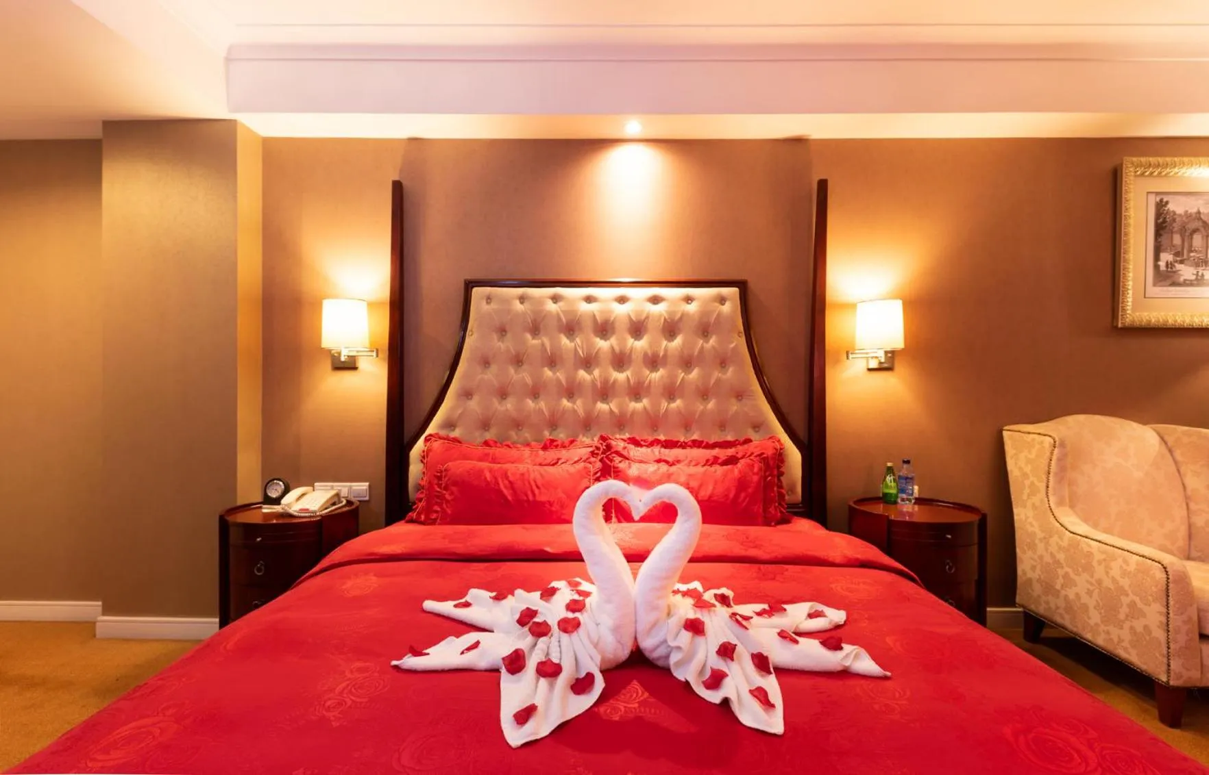 Bed in Country Garden Phoenix Hotels Shenyang Yuhong