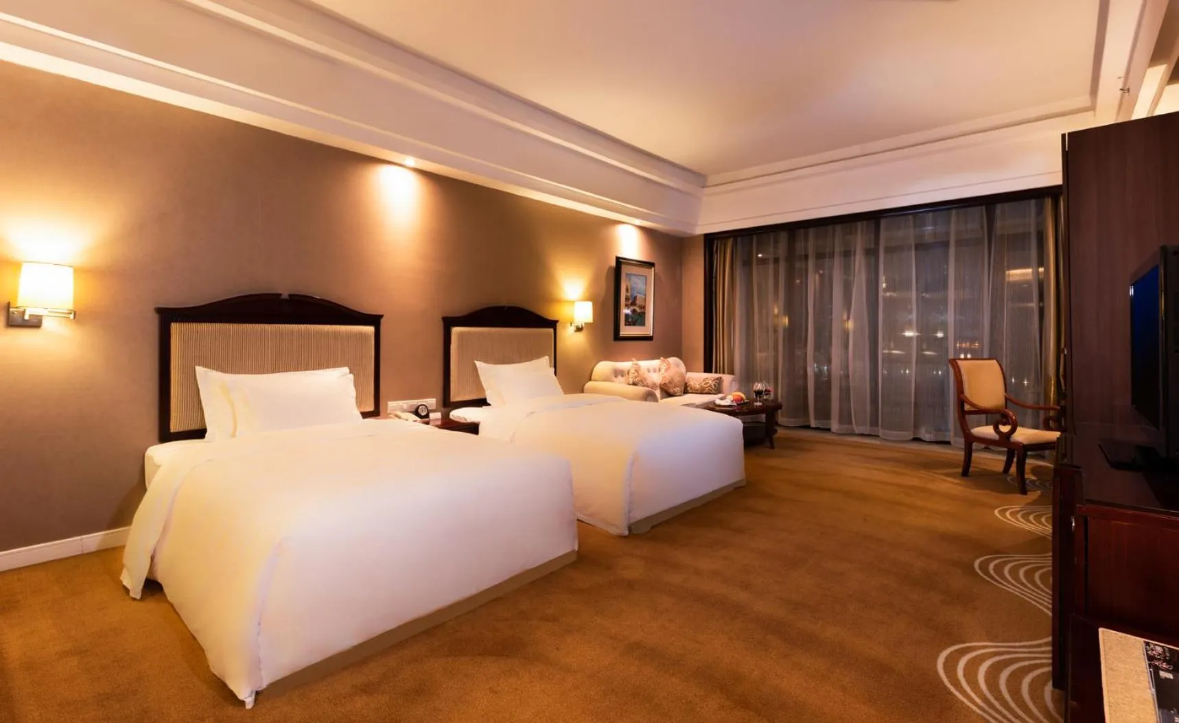 Bed in Country Garden Phoenix Hotels Shenyang Yuhong