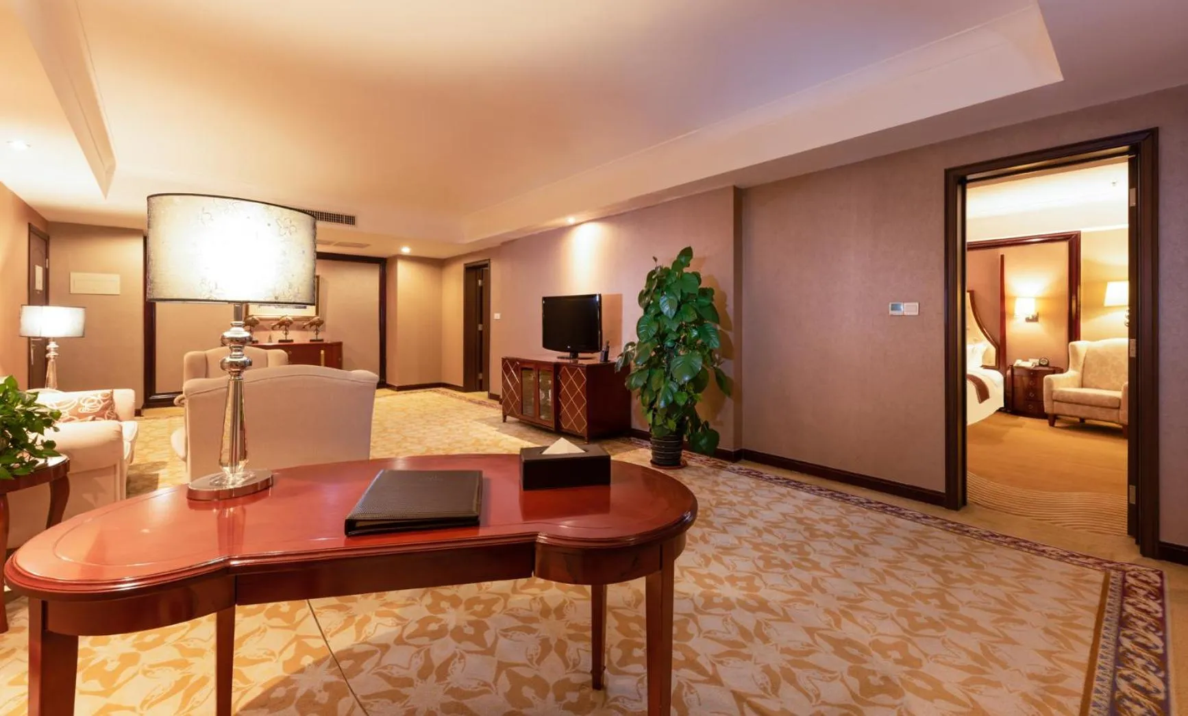 Bed in Country Garden Phoenix Hotels Shenyang Yuhong