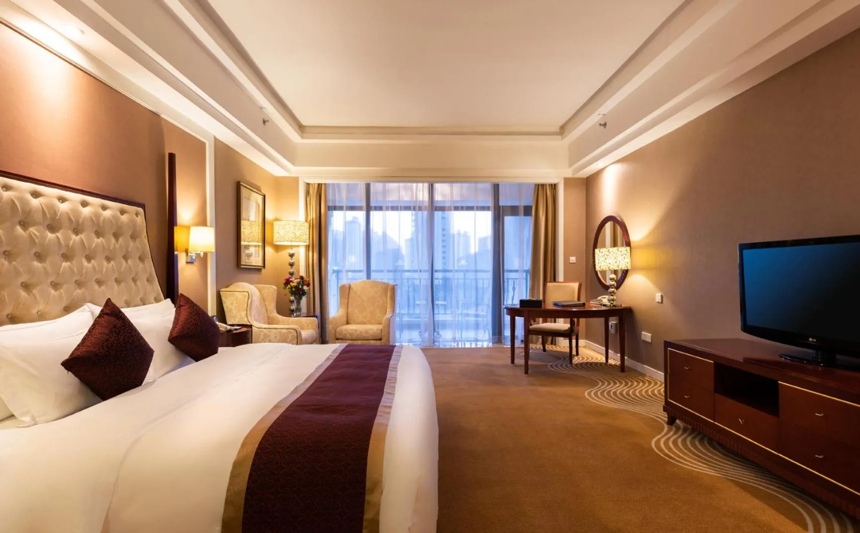 Bed in Country Garden Phoenix Hotels Shenyang Yuhong