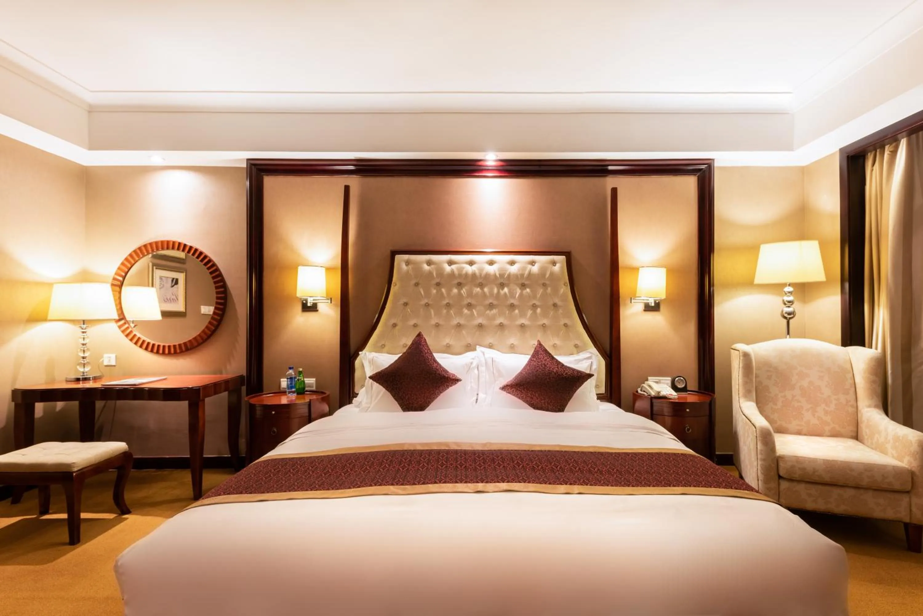 Bed in Country Garden Phoenix Hotels Shenyang Yuhong