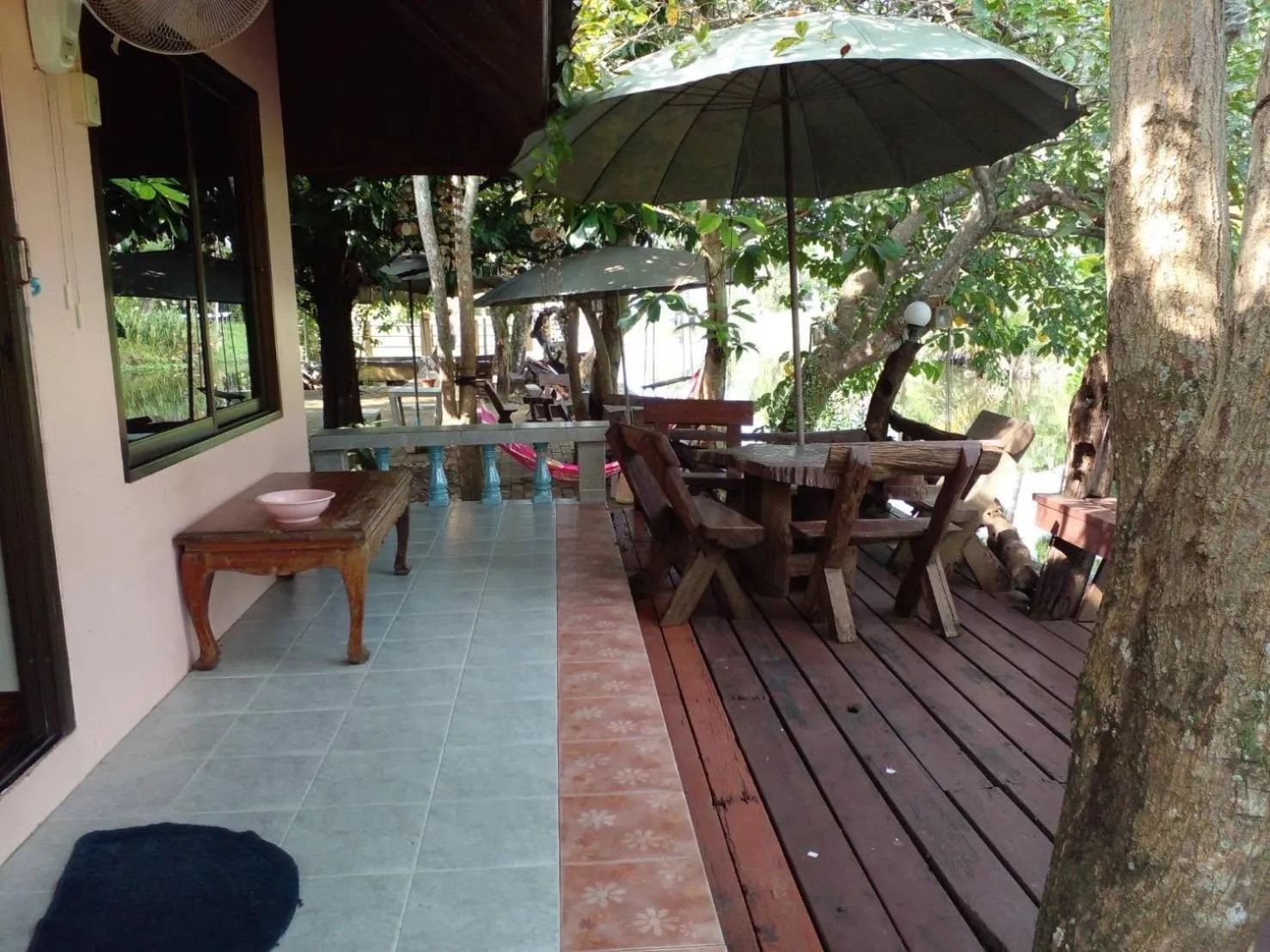 Patio in BaanSuanLeelawadee Resort Amphawa
