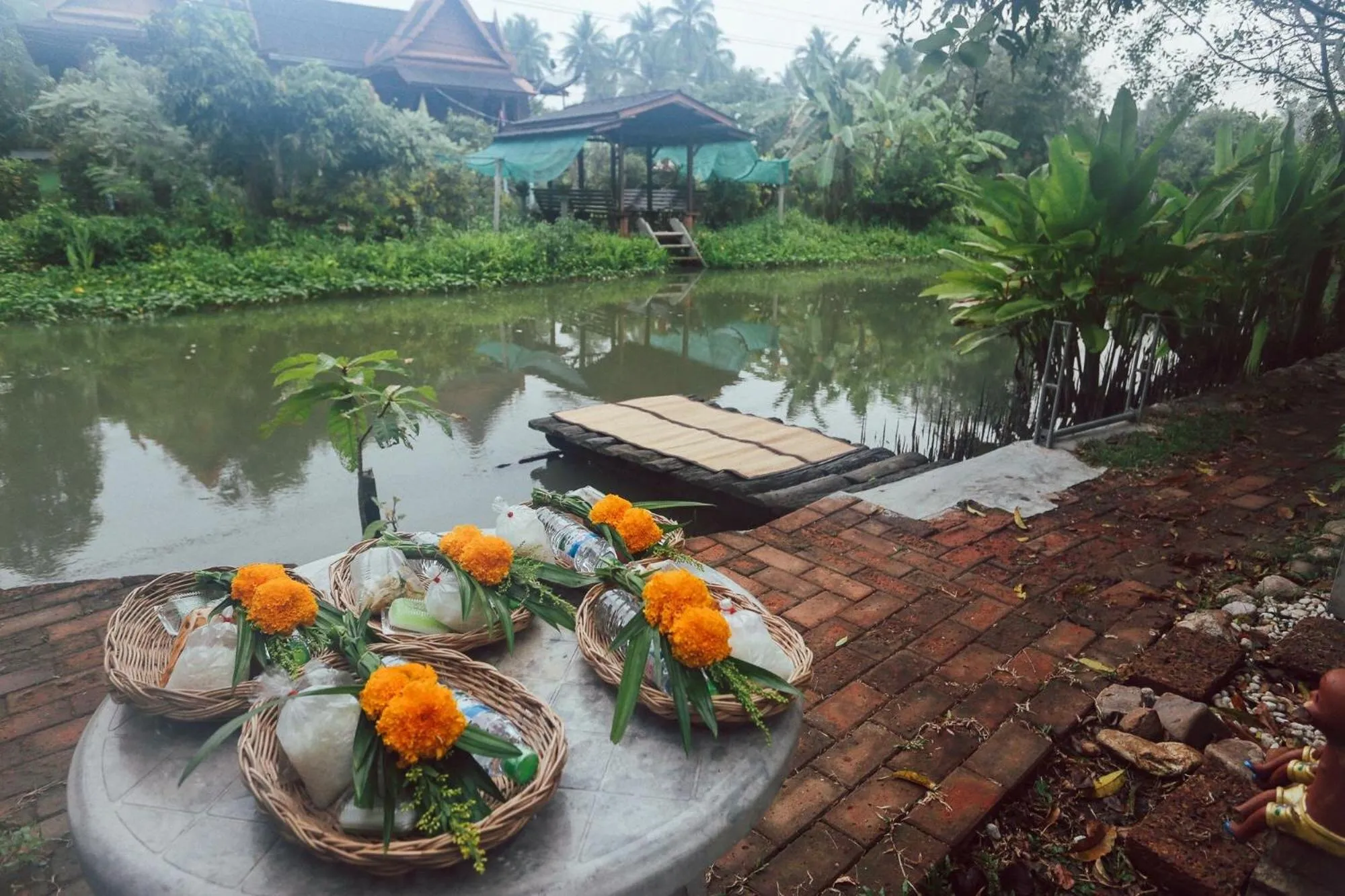 Natural landscape in BaanSuanLeelawadee Resort Amphawa
