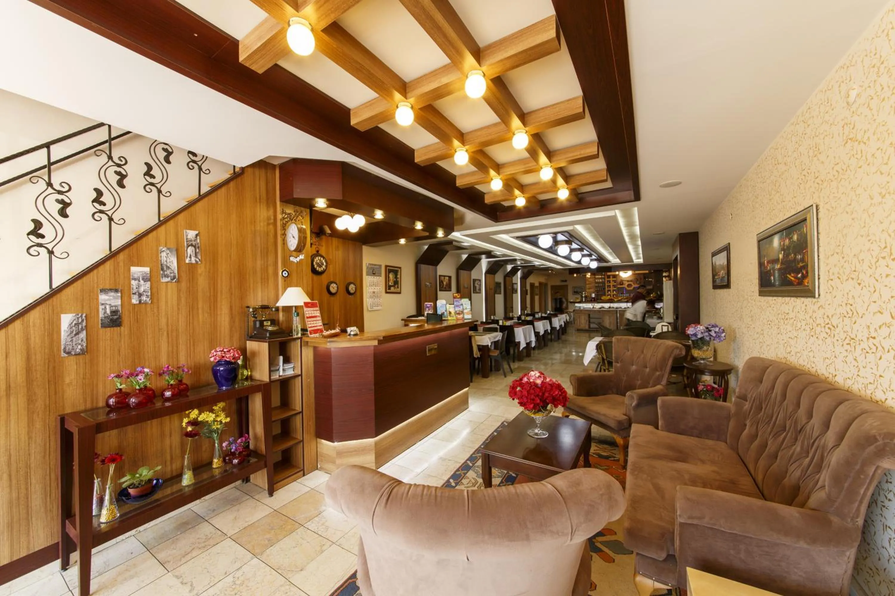 Lobby or reception in Hotel Ipekyolu