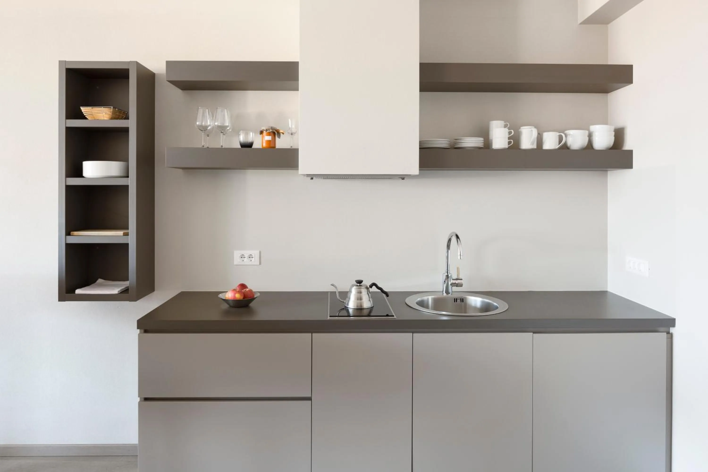 Kitchen or kitchenette in Landpalais Goyenhof - Deluxe Suites & Breakfast