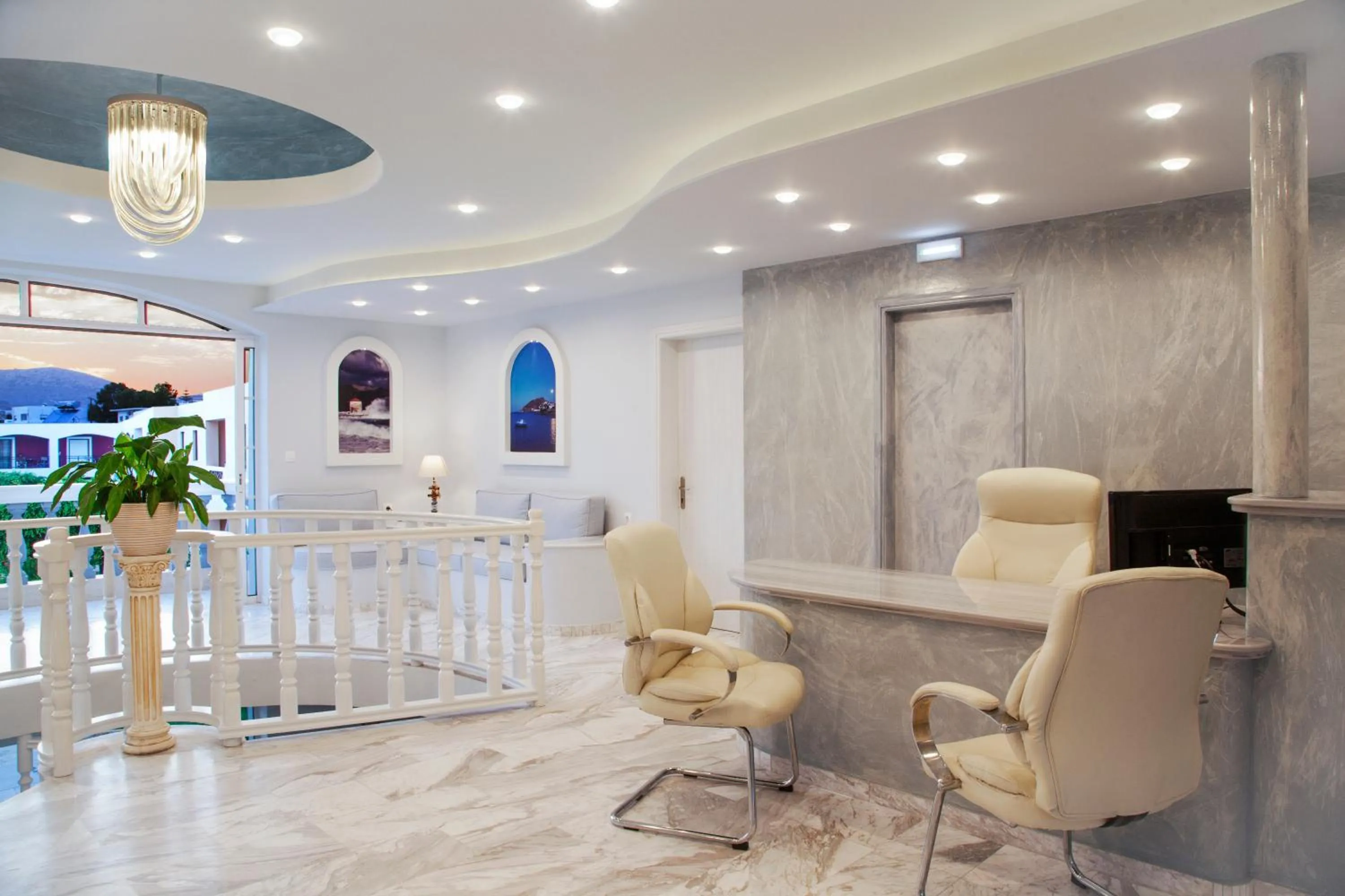 Lobby or reception in Hotel Marilen