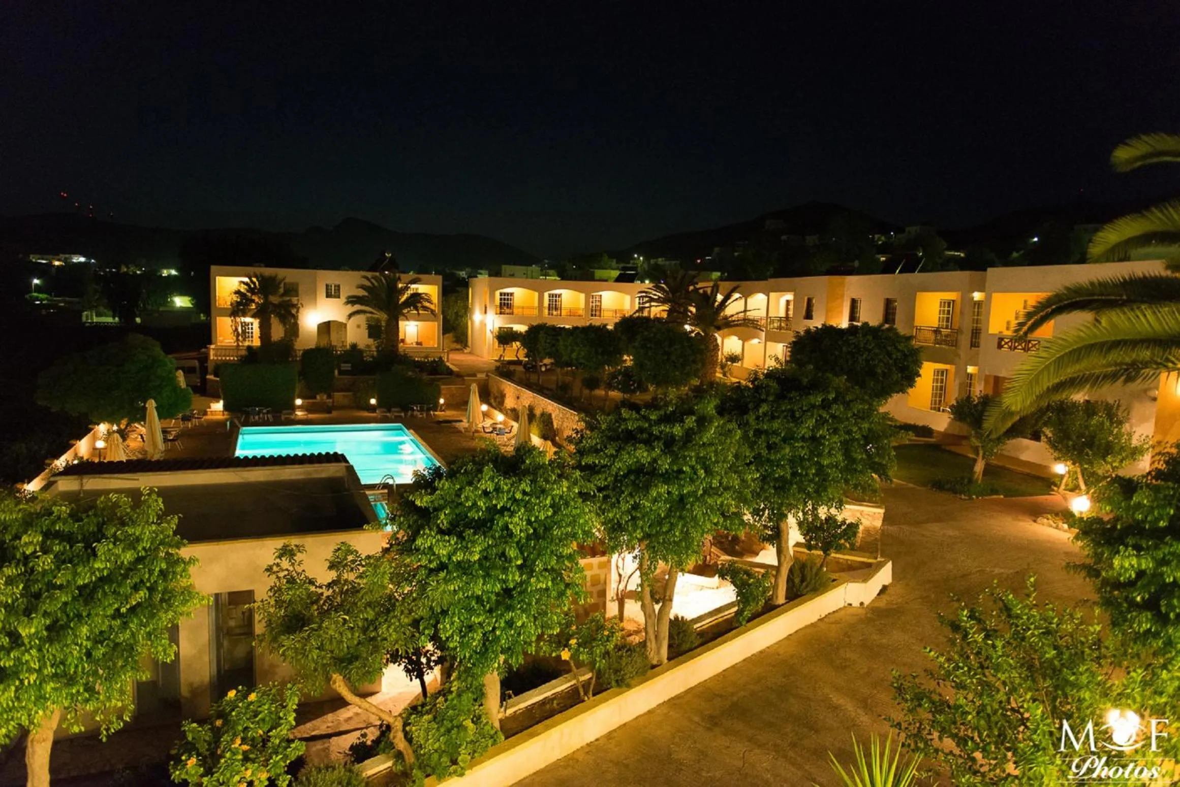 Garden view in Hotel Marilen