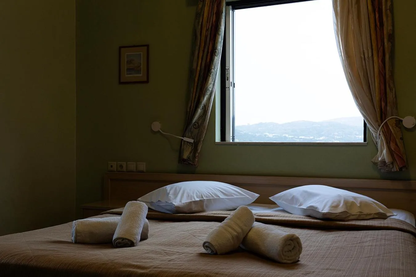 Bed in Hotel Marilen