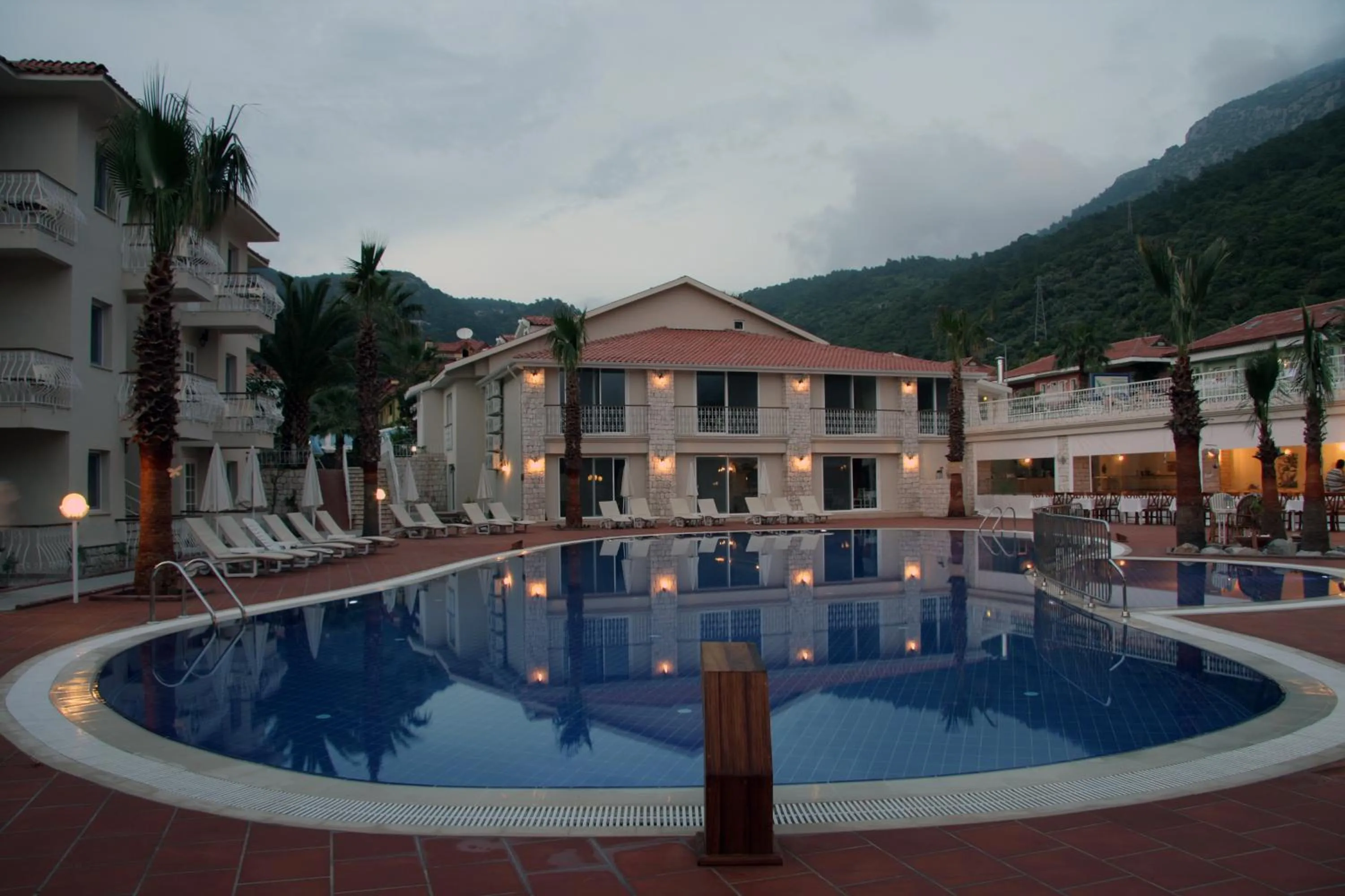 Pool view in The Blue Lagoon Deluxe Hotel