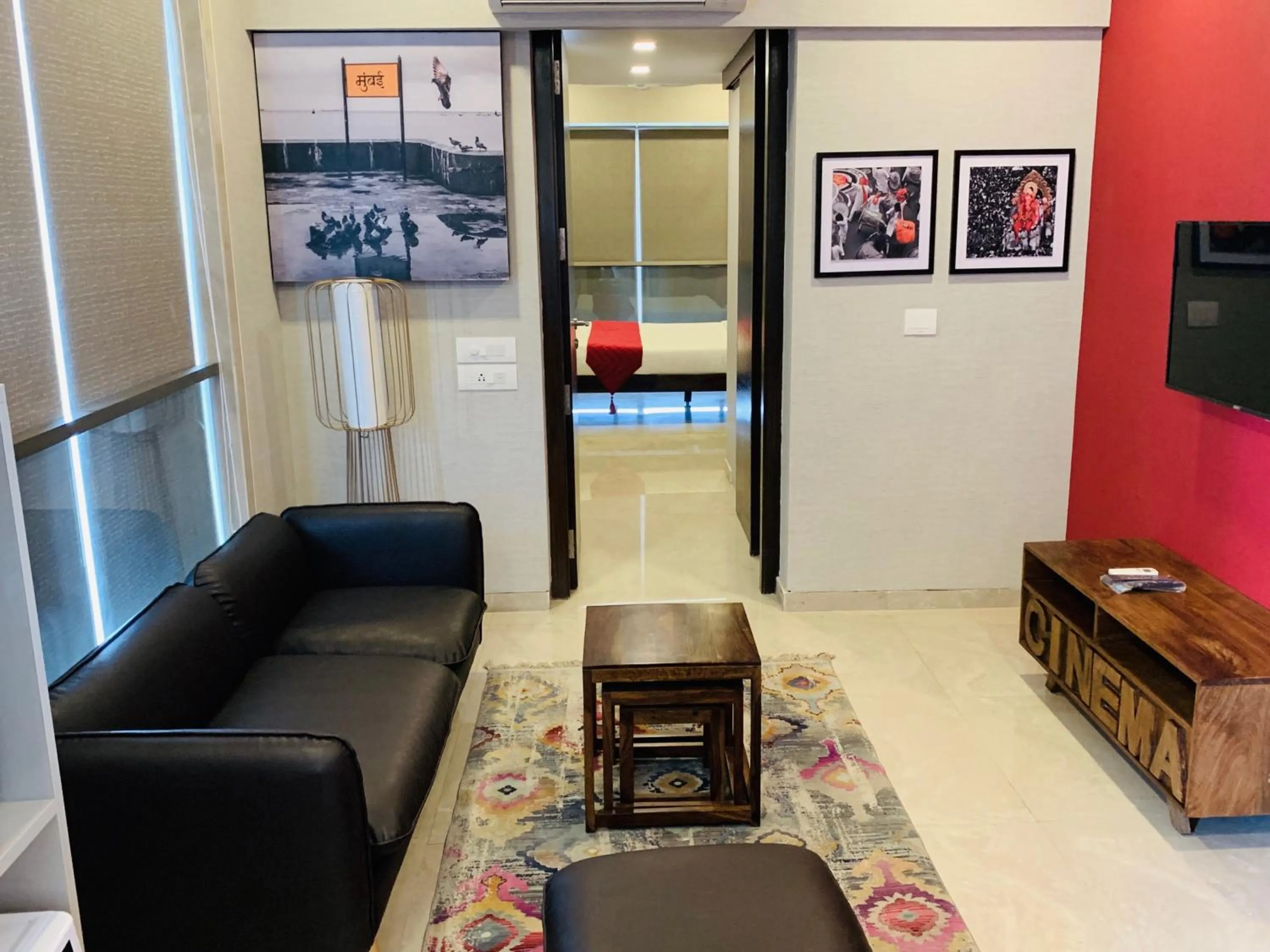 Living room in Theory9 Premium Service Apartments Khar