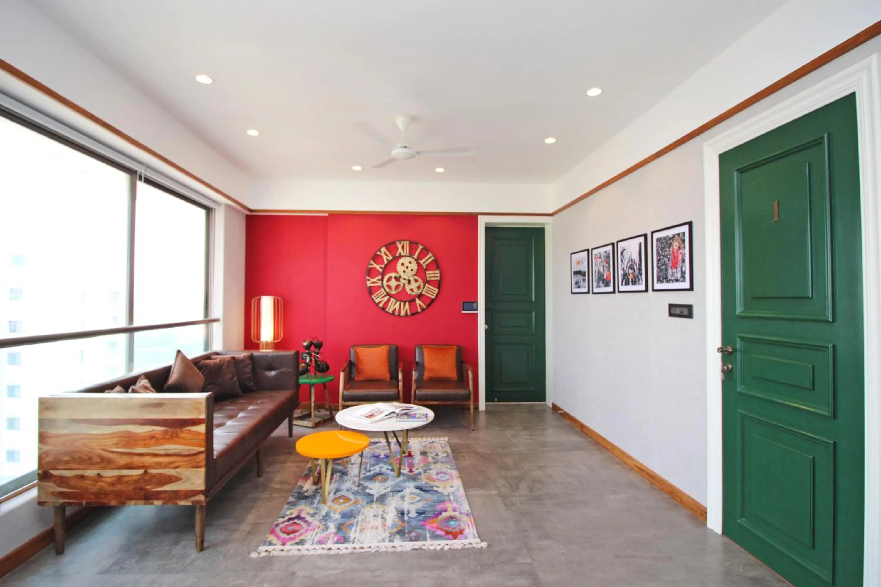 Living room in Theory9 Premium Service Apartments Khar