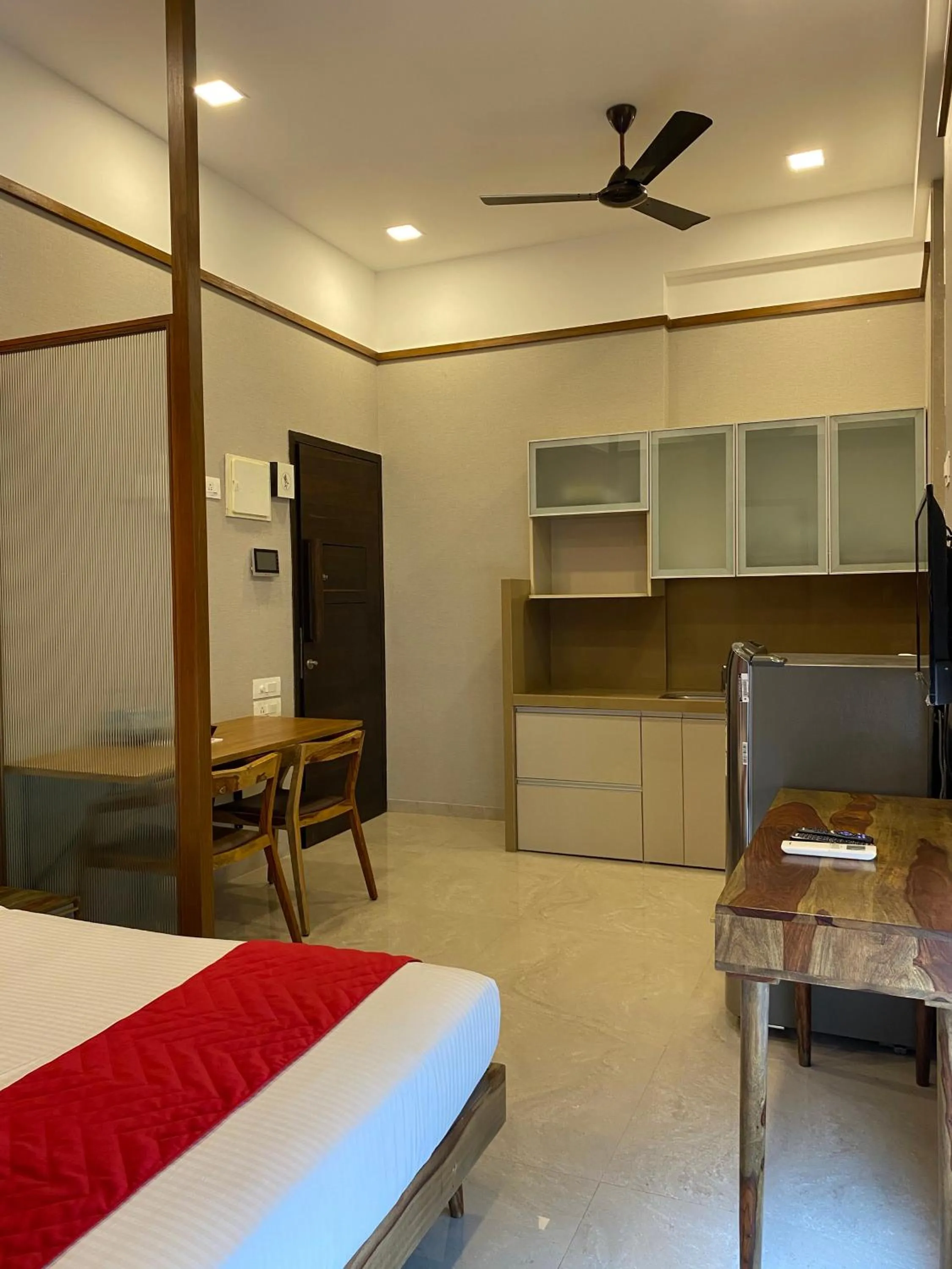 Bedroom, Bed in Theory9 Premium Service Apartments Khar