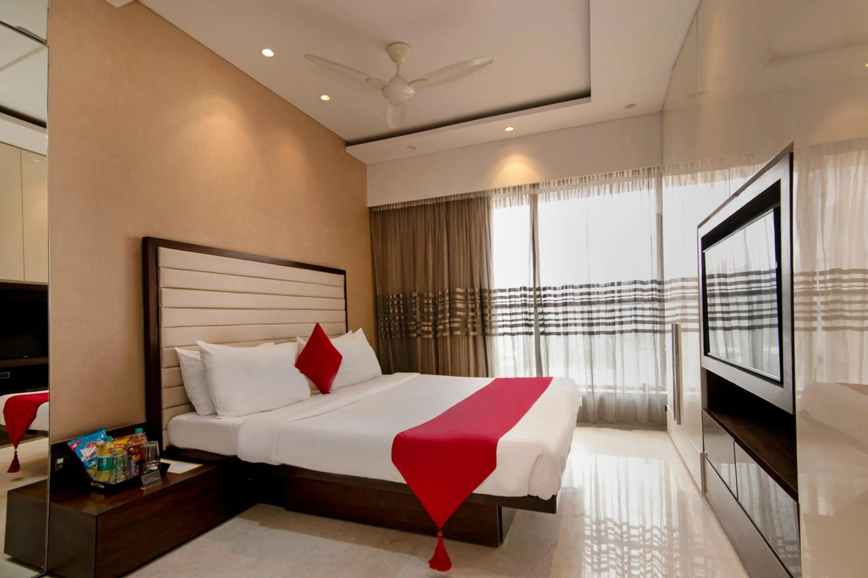 Bed in Theory9 Premium Service Apartments Khar