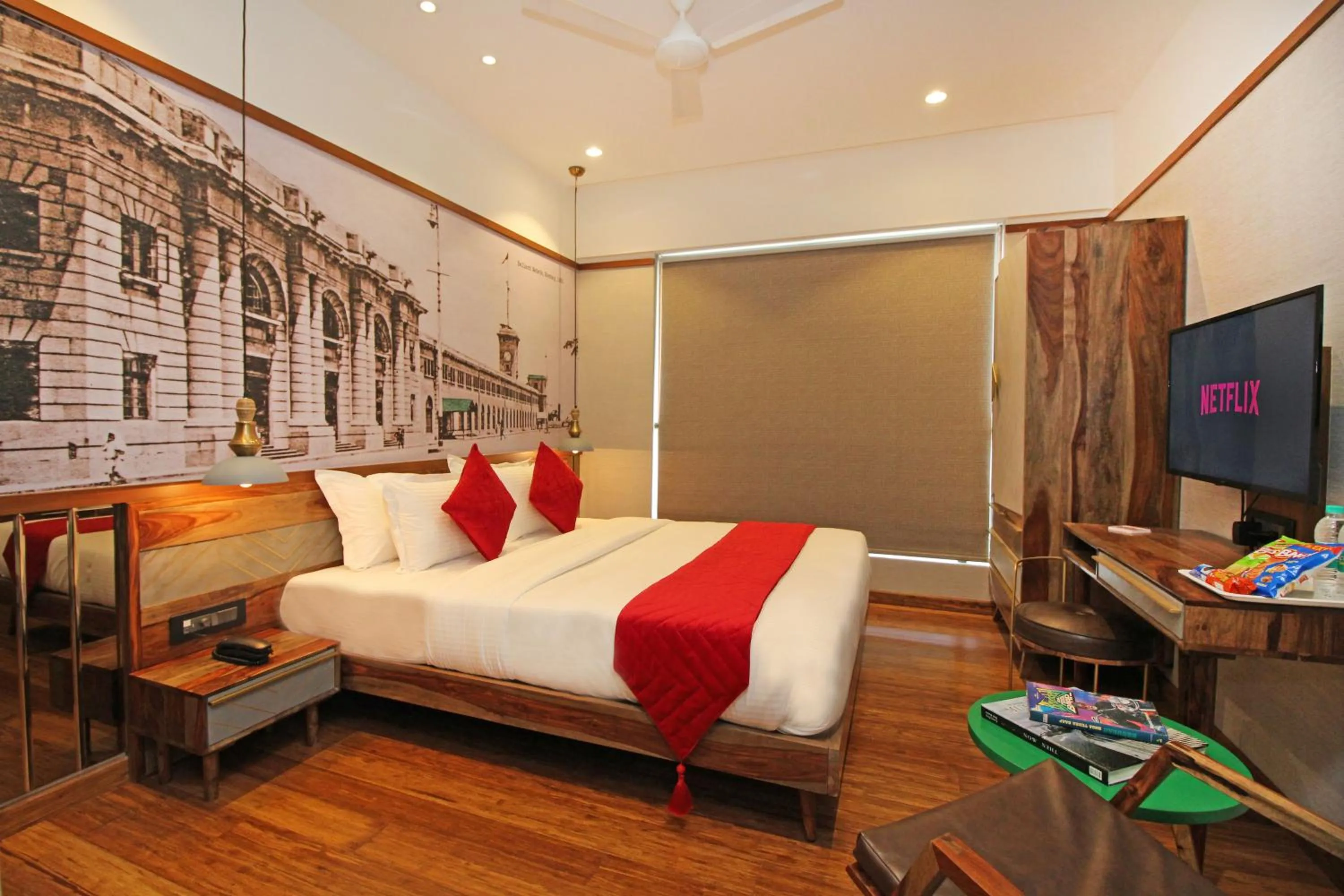Bedroom, Bed in Theory9 Premium Service Apartments Khar
