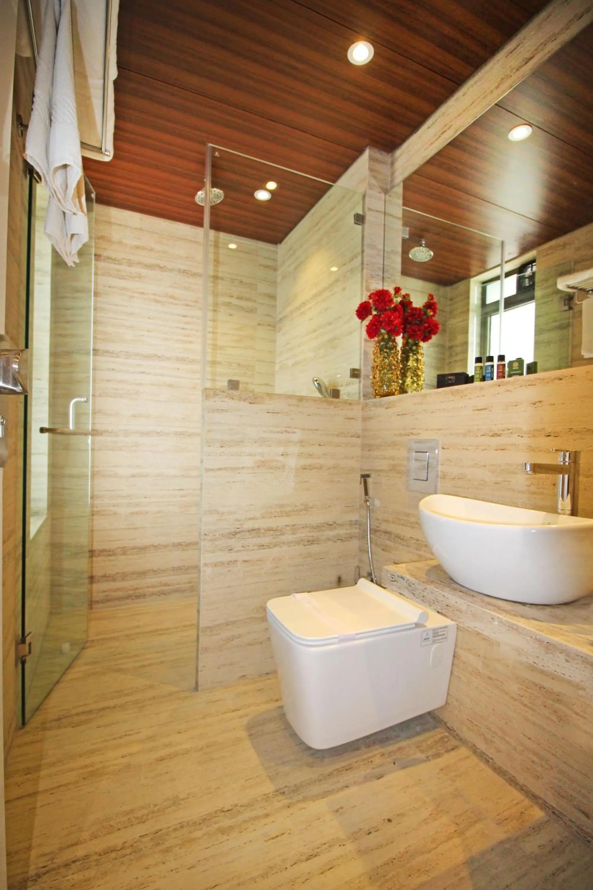 Shower in Theory9 Premium Service Apartments Khar