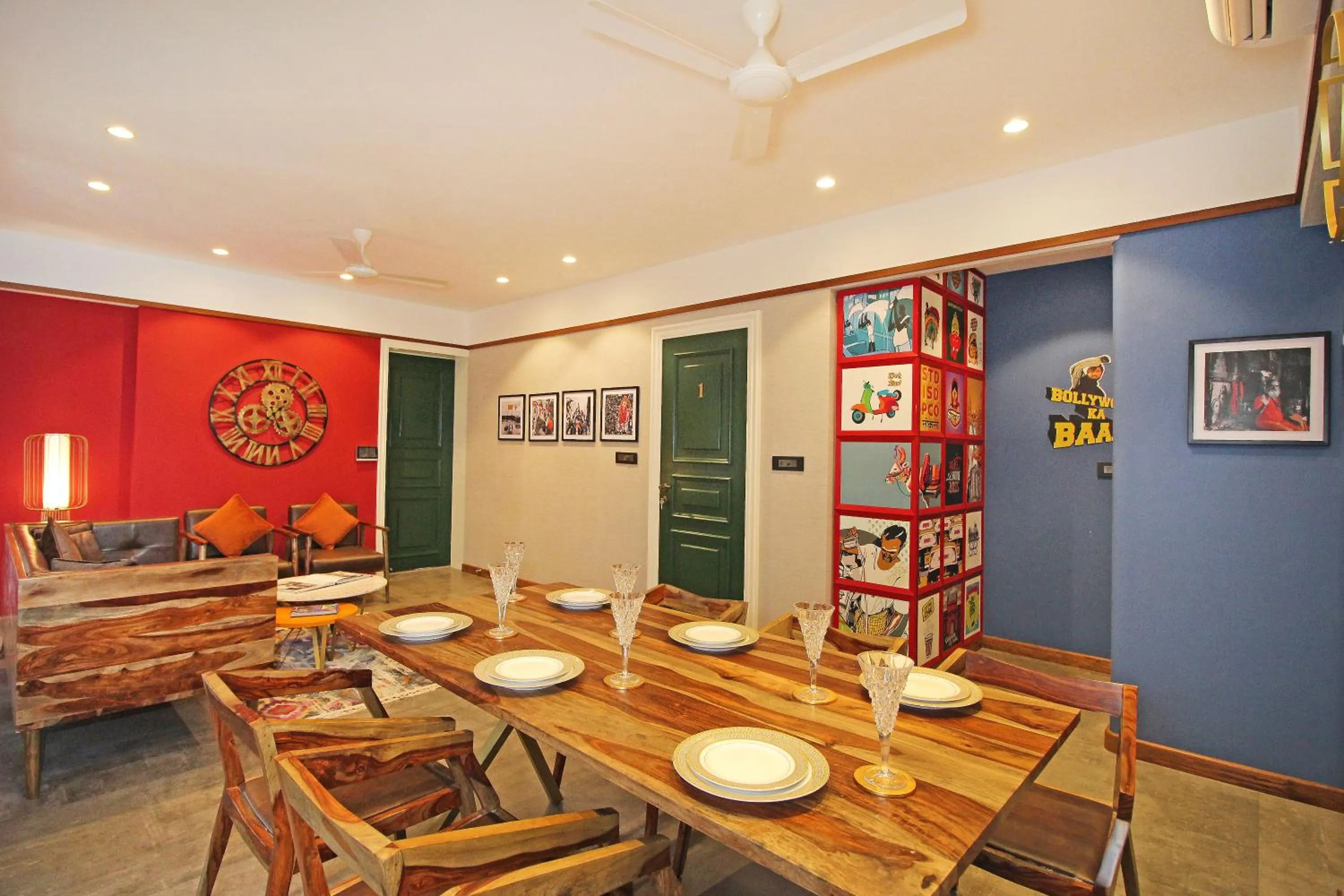 Dining area in Theory9 Premium Service Apartments Khar