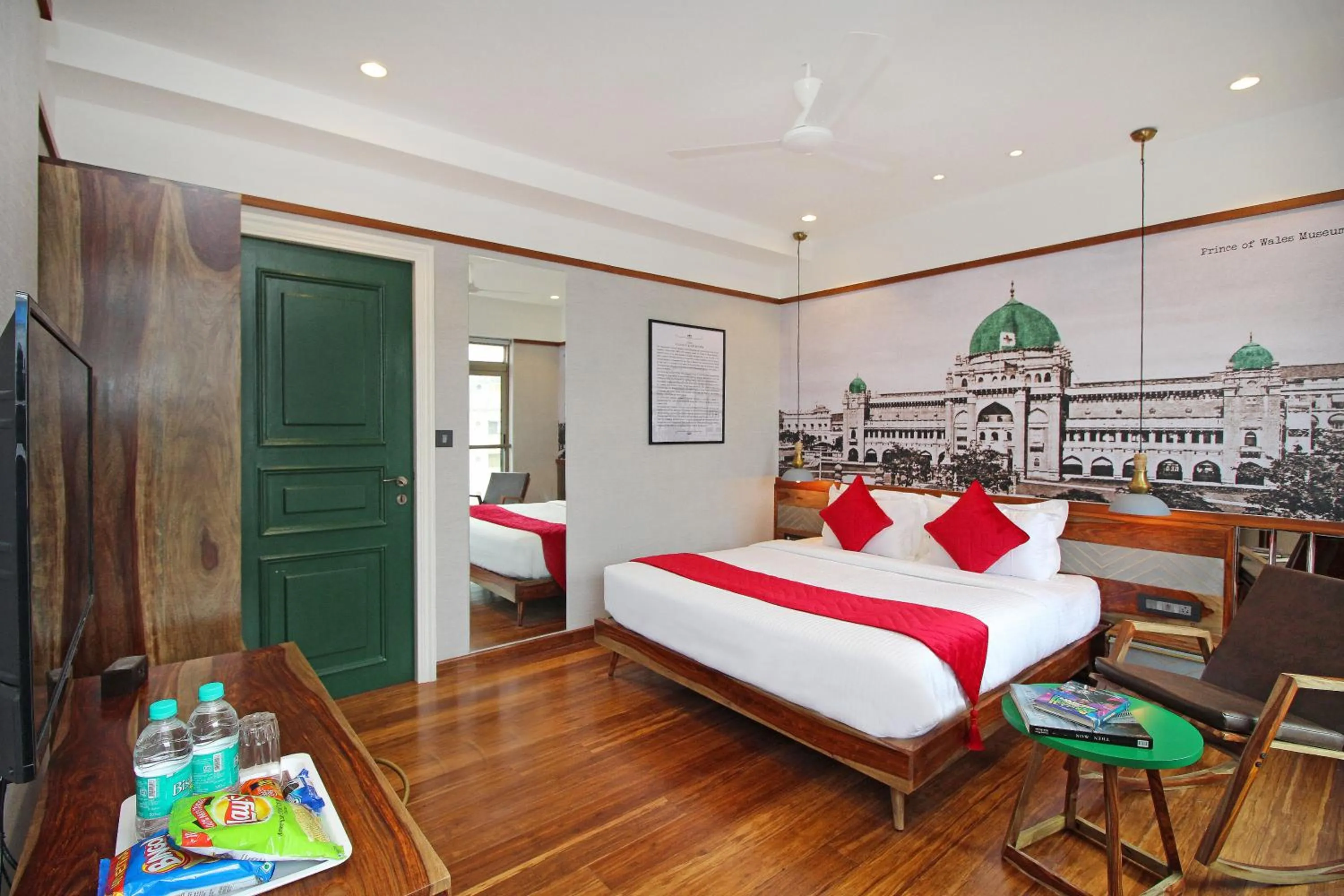 Bedroom, Bed in Theory9 Premium Service Apartments Khar