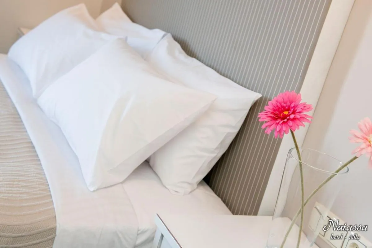Bed in Hotel Villa Natassa
