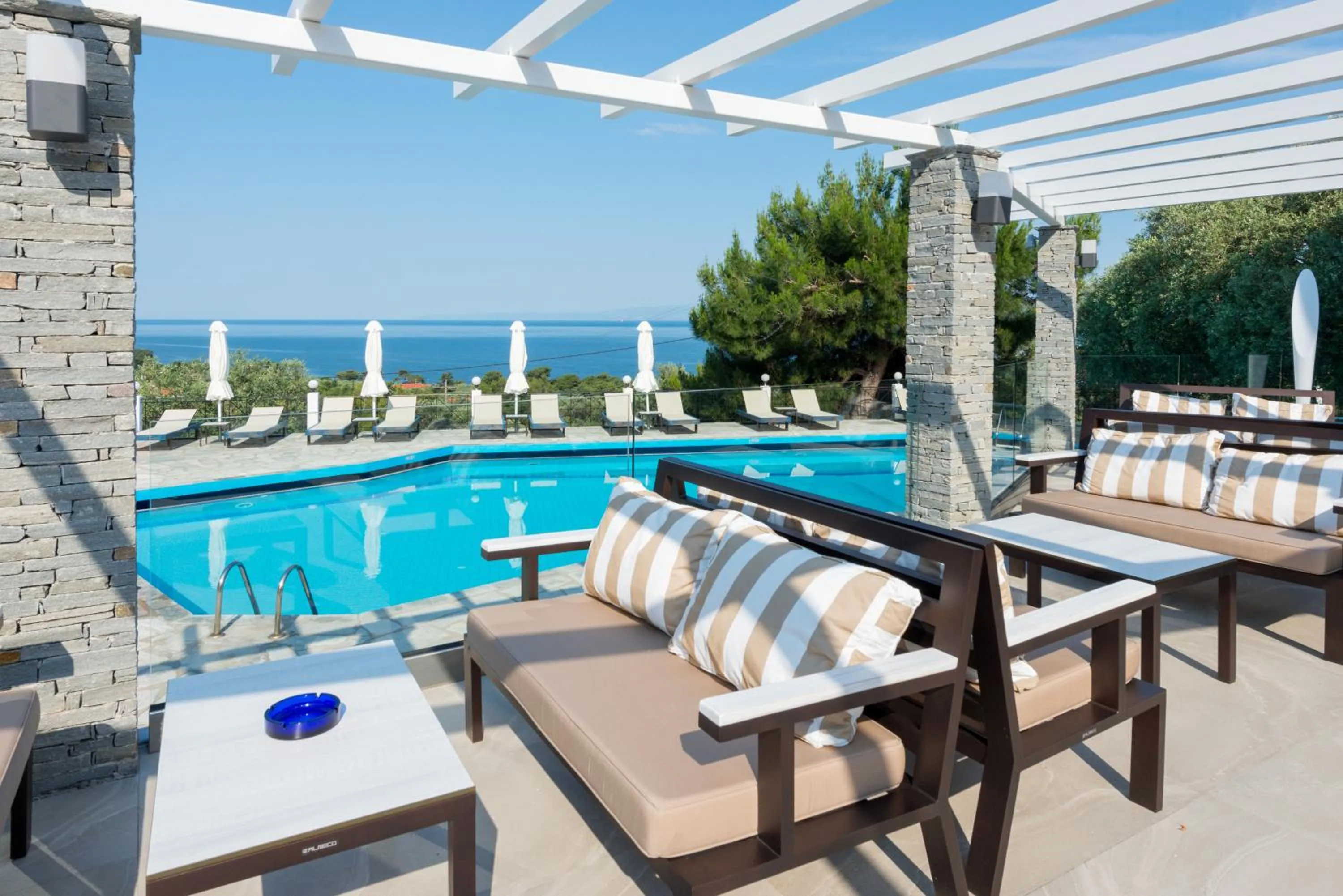 Lounge or bar in Hotel Villa Natassa