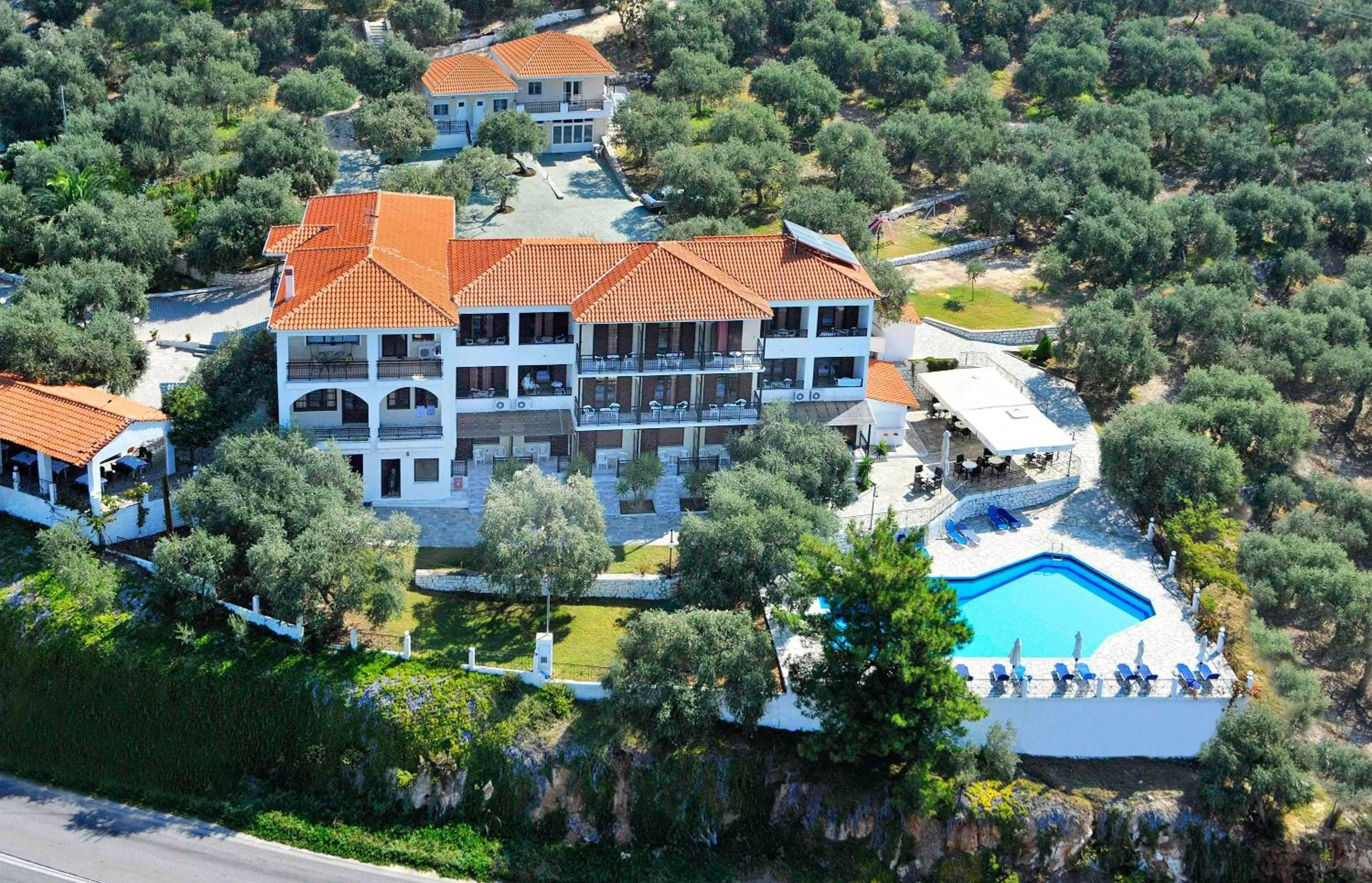 Bird's eye view in Hotel Villa Natassa