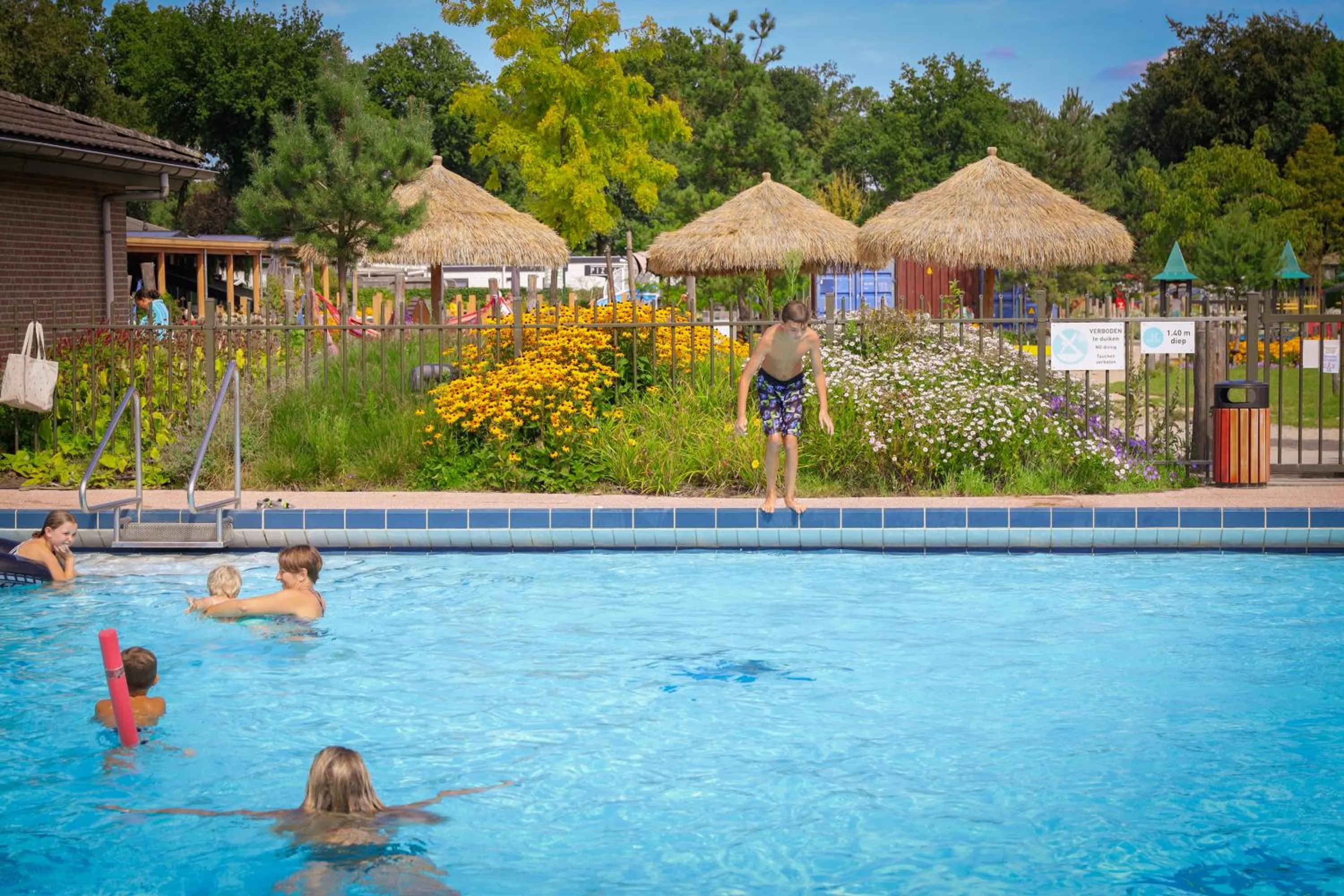 Swimming pool in Hotel de Boshoek