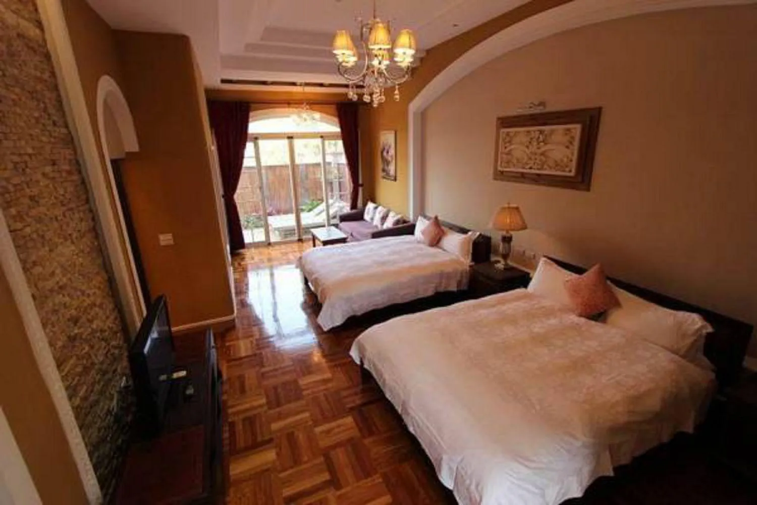 Decorative detail, Bed in My Chateau Resort