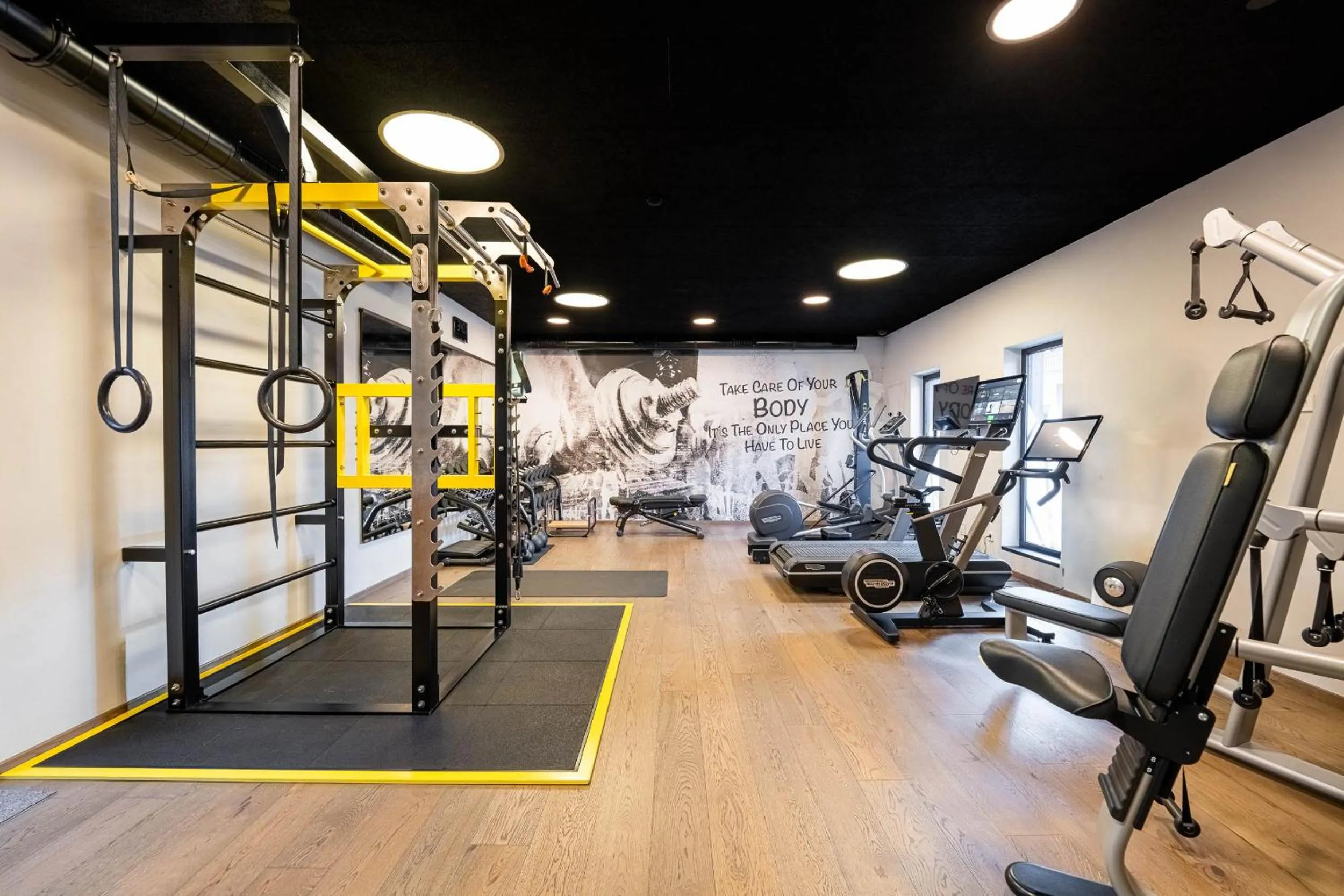 Fitness centre/facilities in Biancaneve Family Hotel