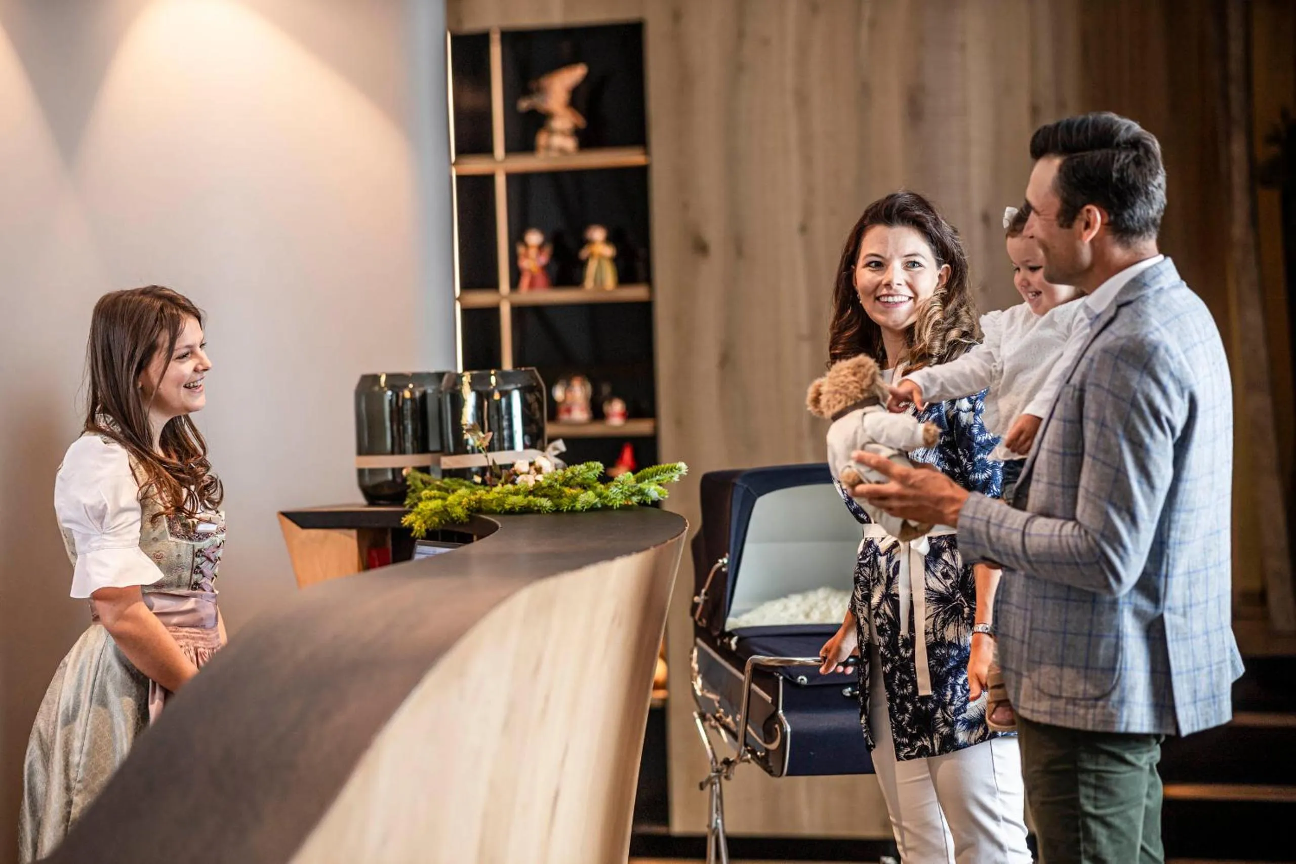 Lobby or reception in Biancaneve Family Hotel