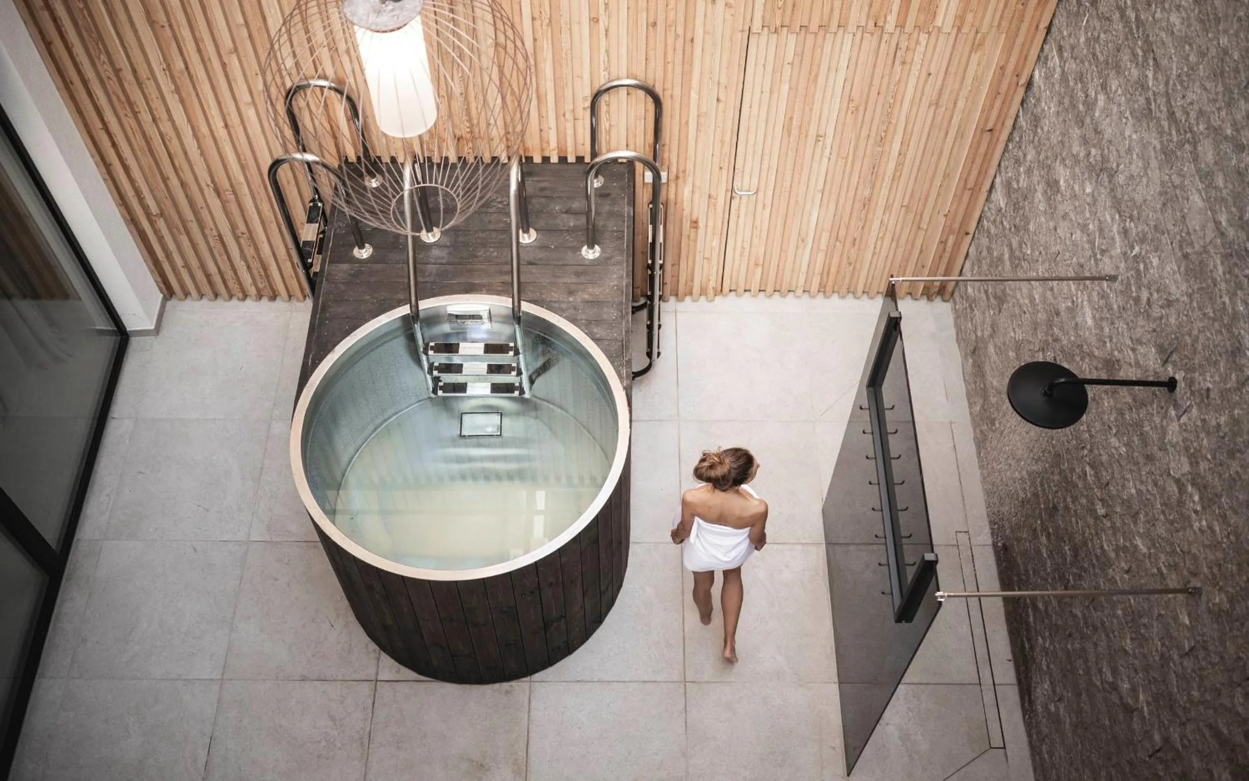 Sauna in Biancaneve Family Hotel