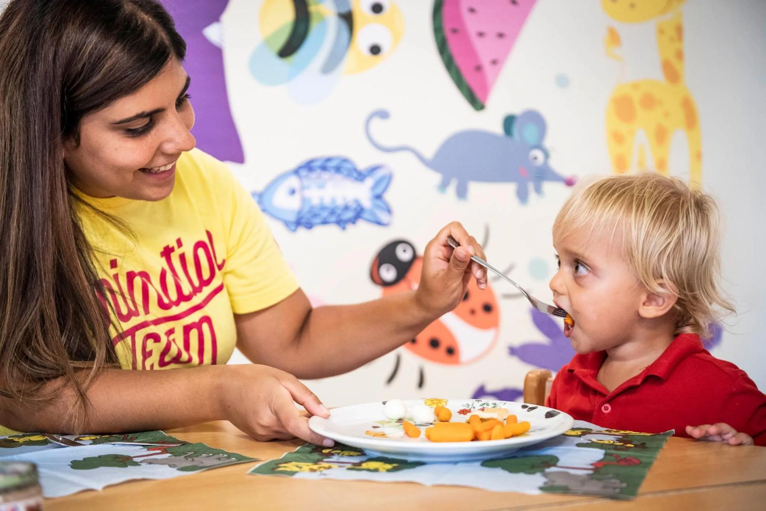 Food and drinks in Biancaneve Family Hotel