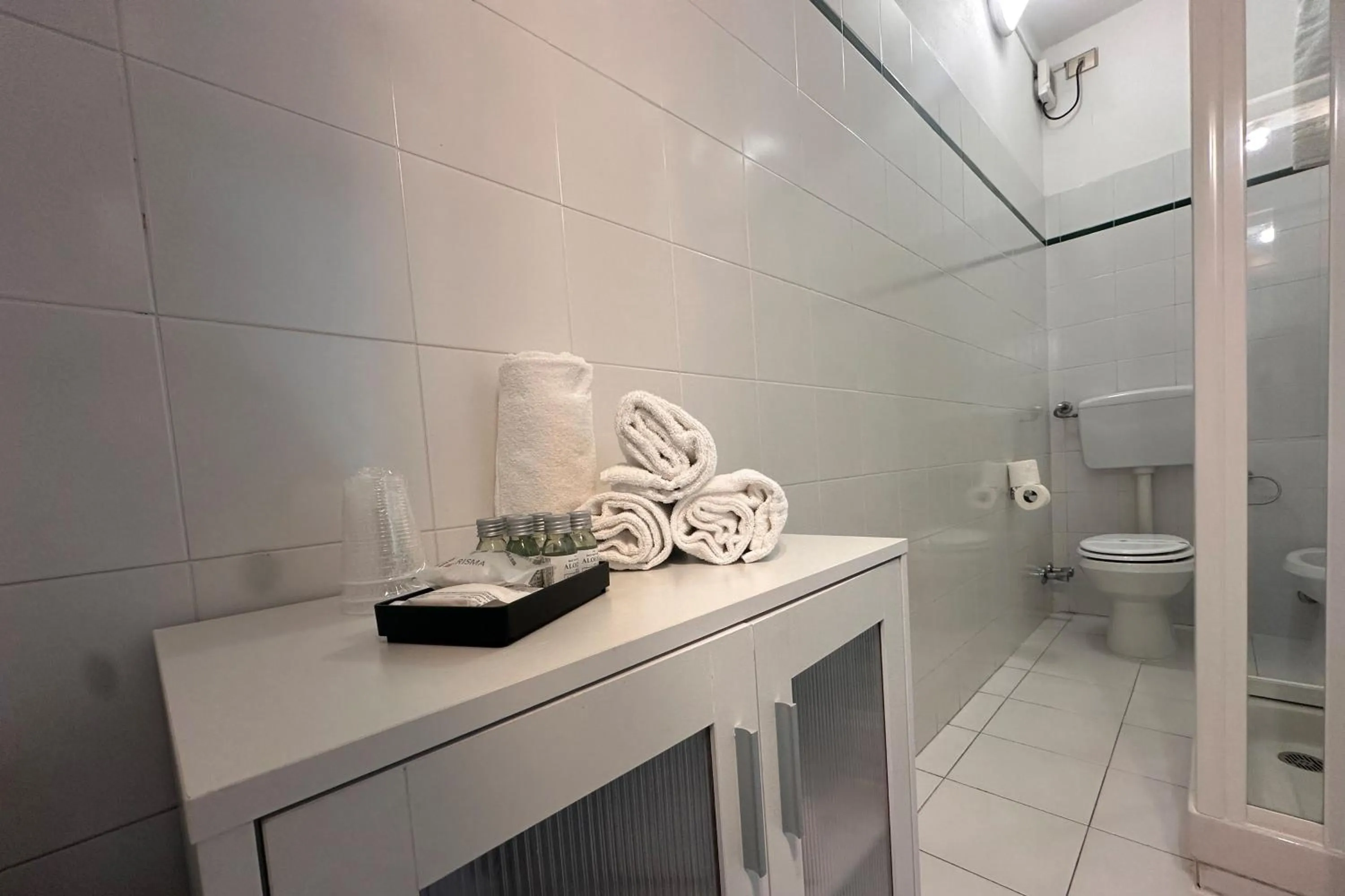 Shower in Residenza Alberghiera Italia