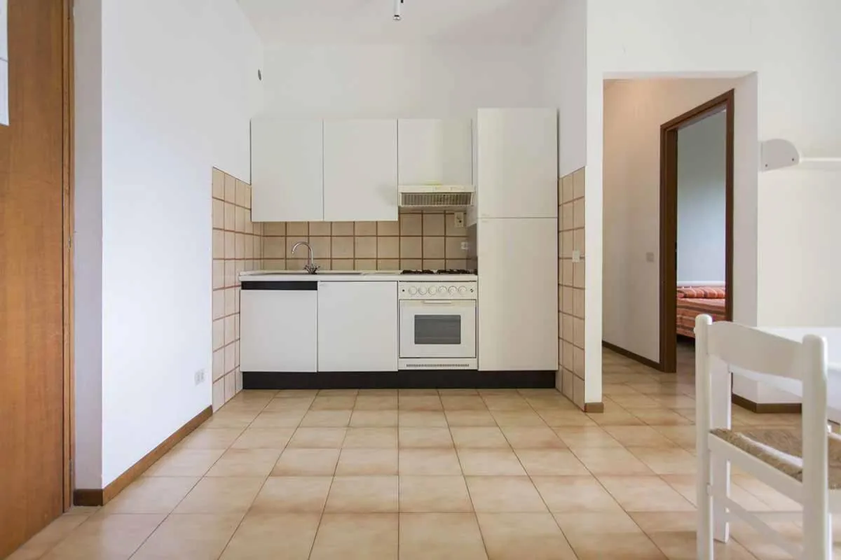Kitchen or kitchenette in Residenza Alberghiera Italia