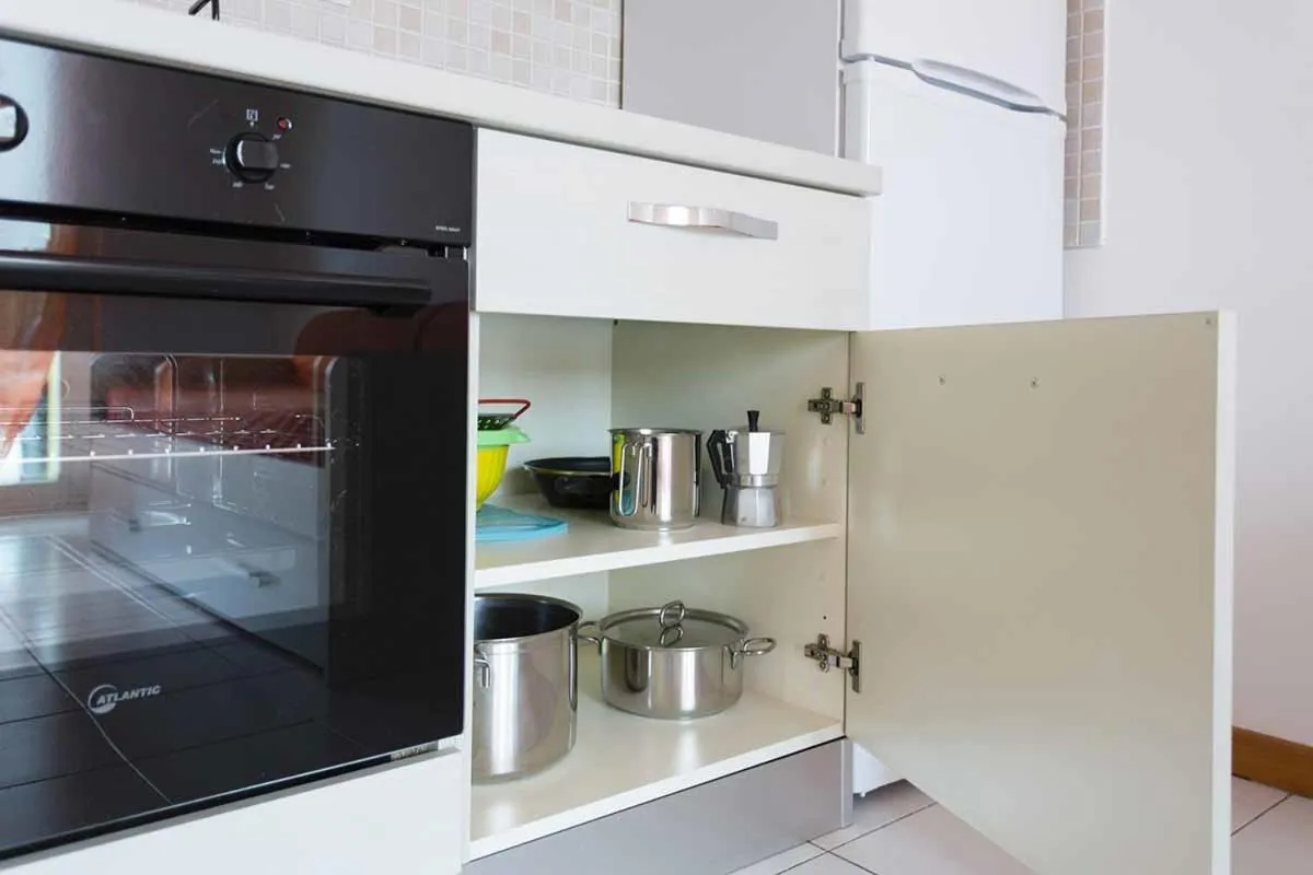 Kitchen or kitchenette in Residenza Alberghiera Italia