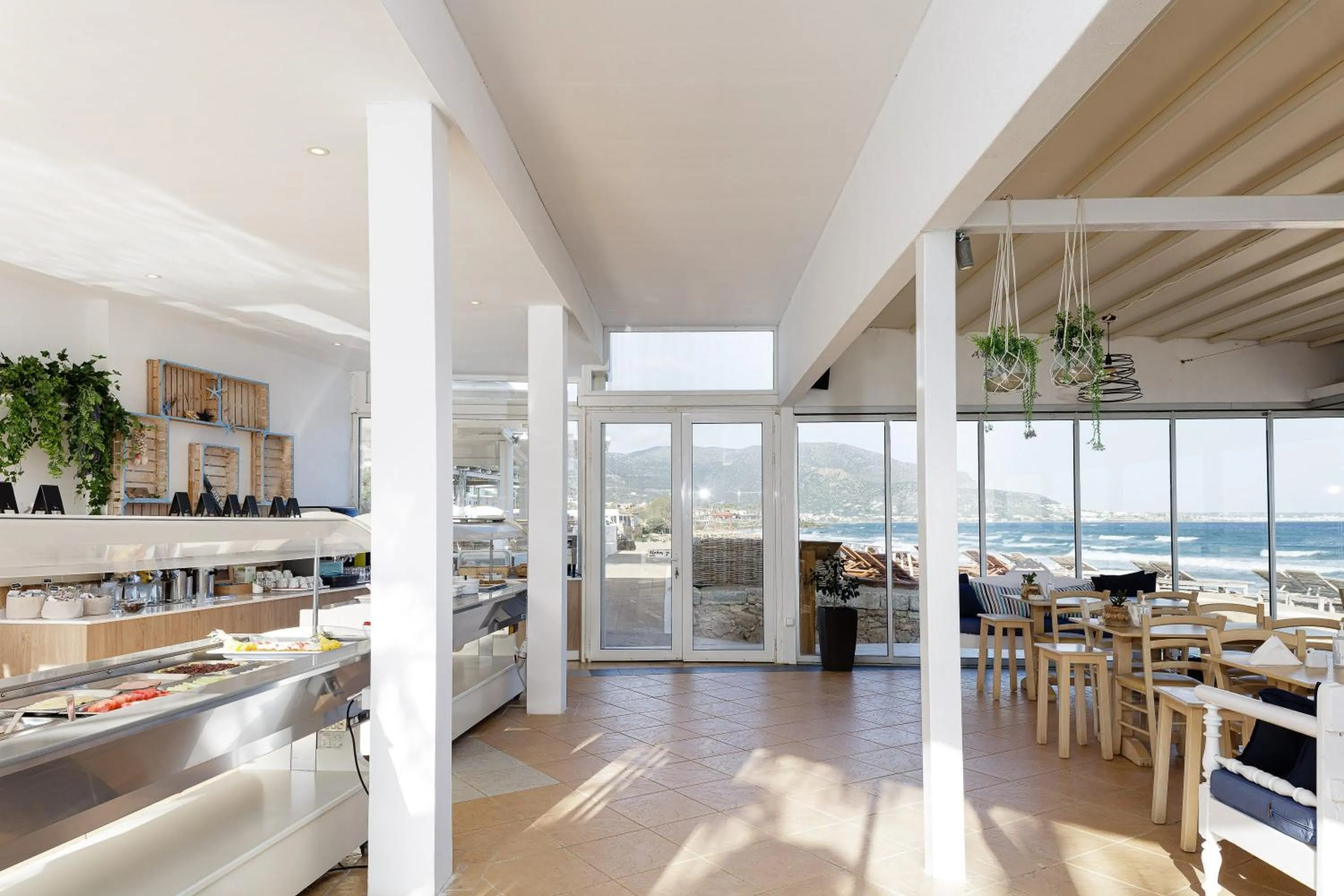 Buffet breakfast in Theo Star Beach Hotel