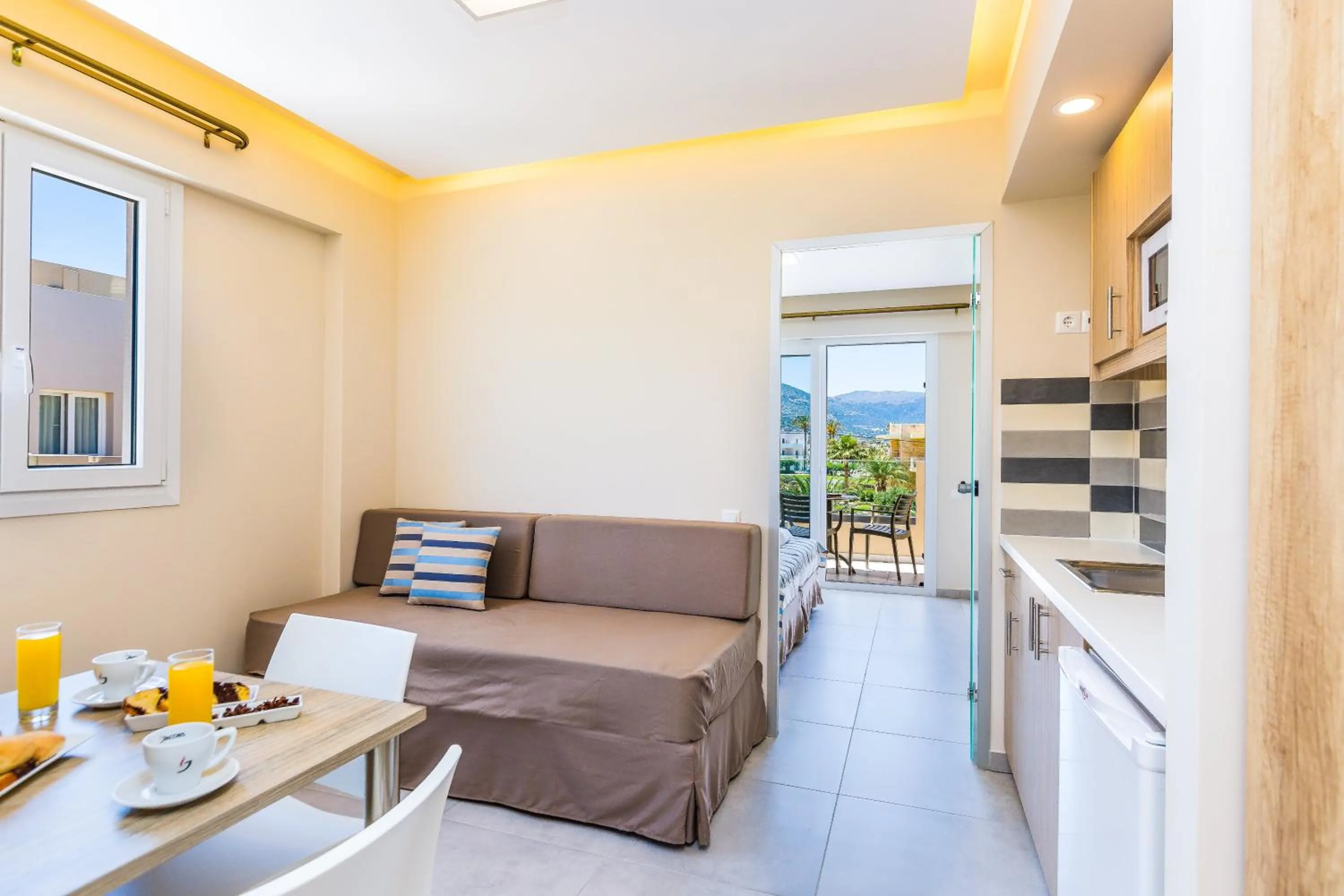 Balcony/Terrace in Theo Star Beach Hotel