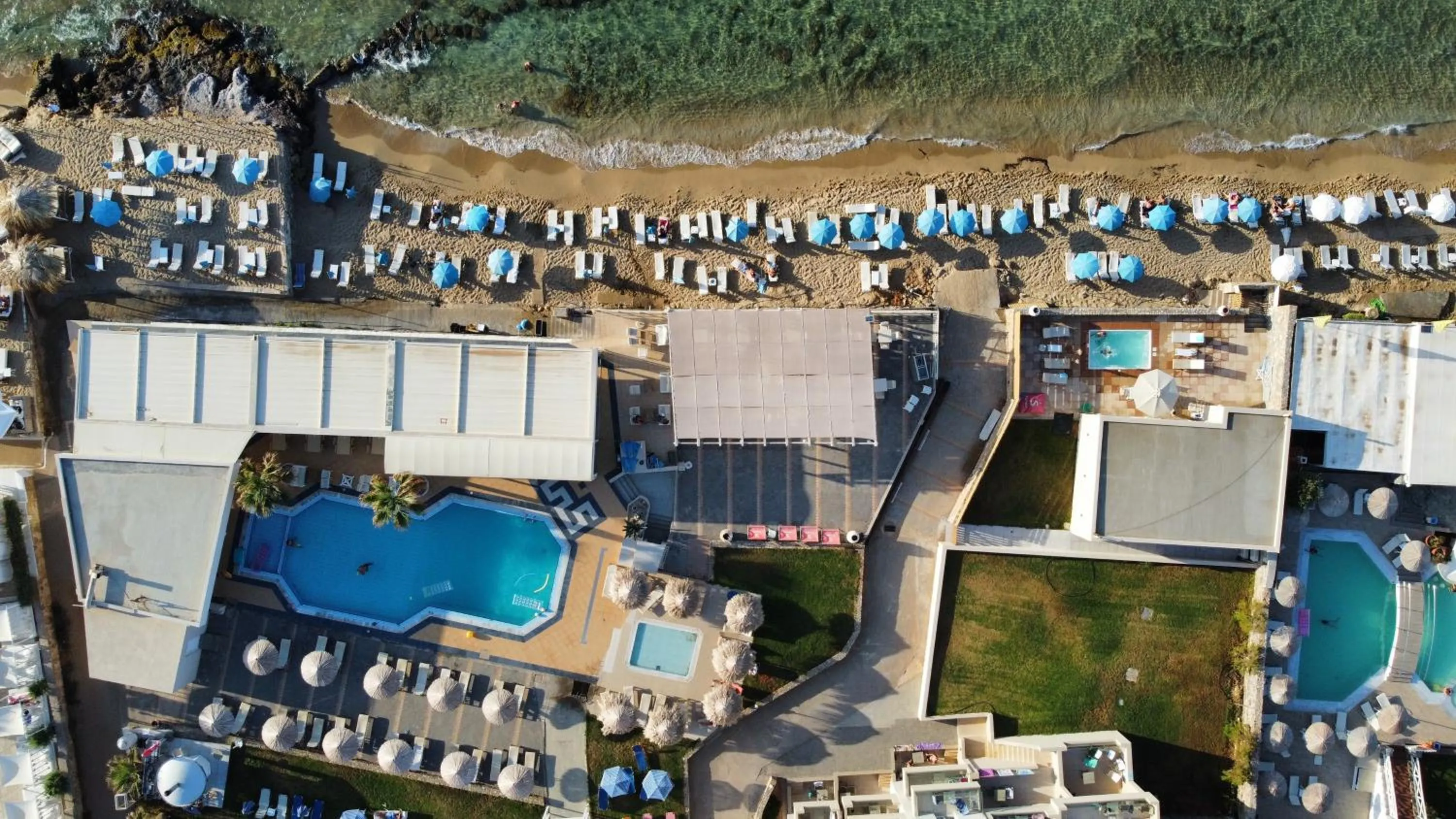 Bird's eye view in Theo Star Beach Hotel