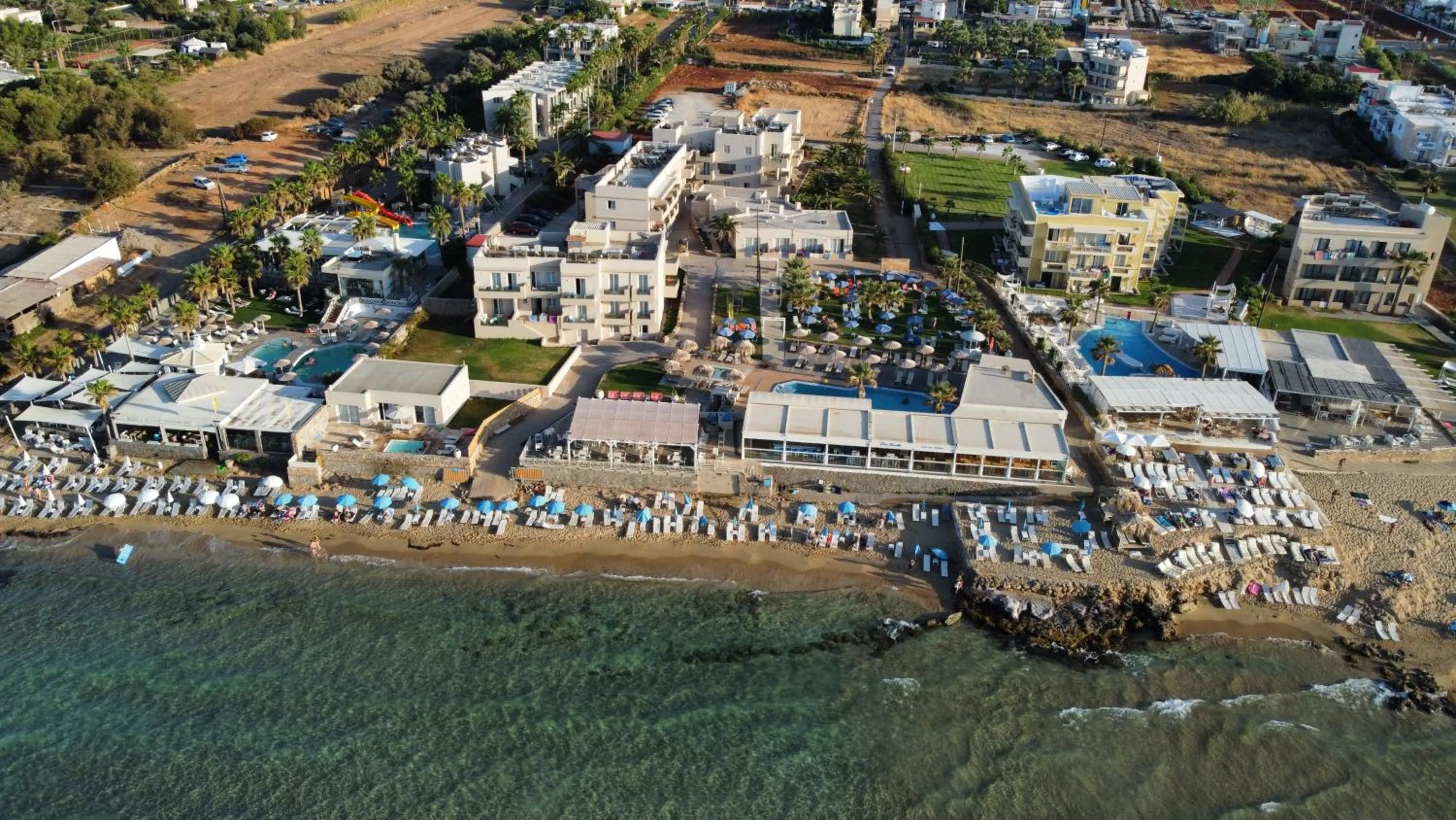 Bird's eye view in Theo Star Beach Hotel