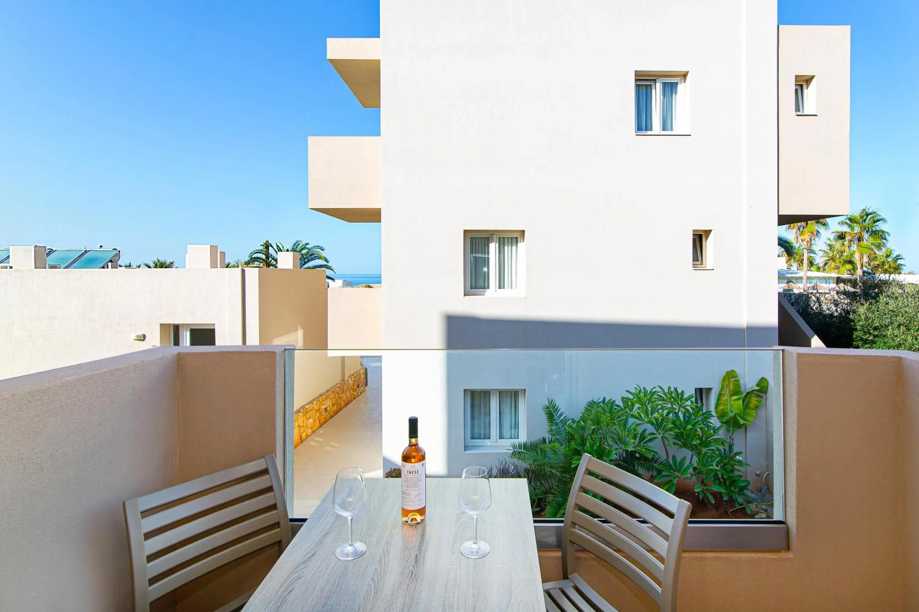 Balcony/Terrace in Theo Star Beach Hotel