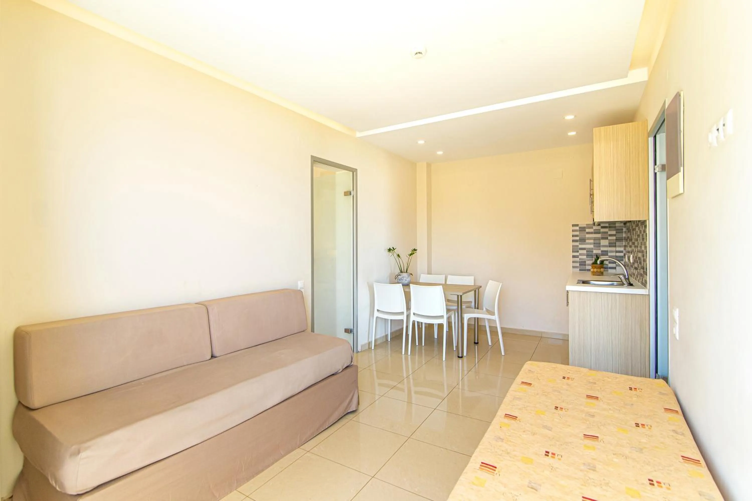 Kitchen or kitchenette in Theo Star Beach Hotel