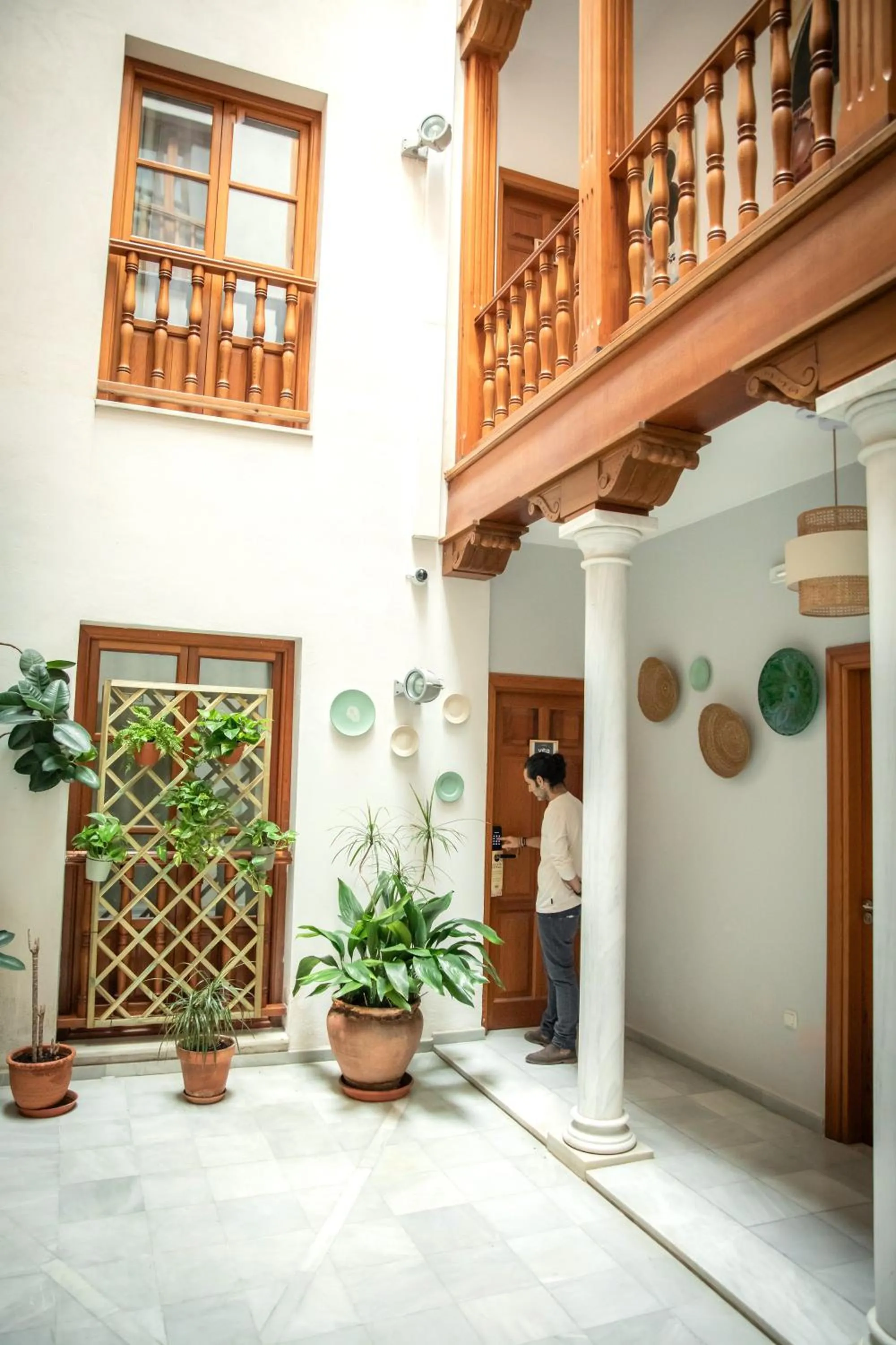 Patio in Apartamentos VITA CENTER