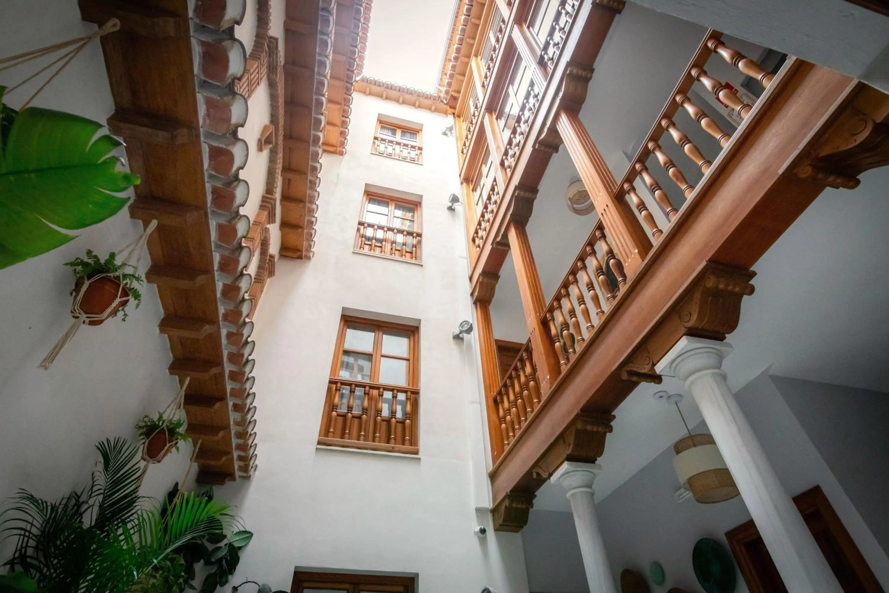Inner courtyard view in Apartamentos VITA CENTER