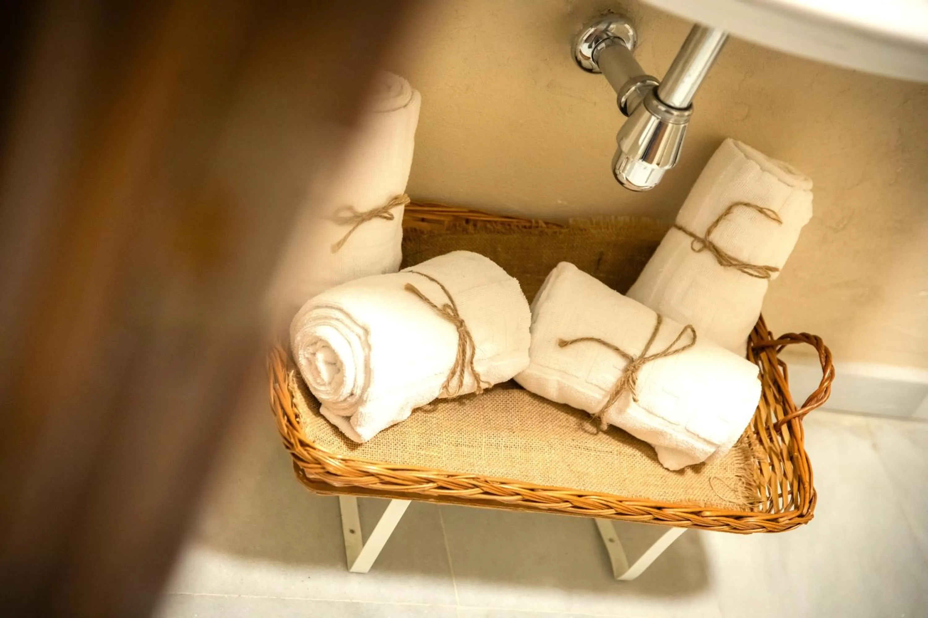 towels, Bed in Apartamentos VITA CENTER