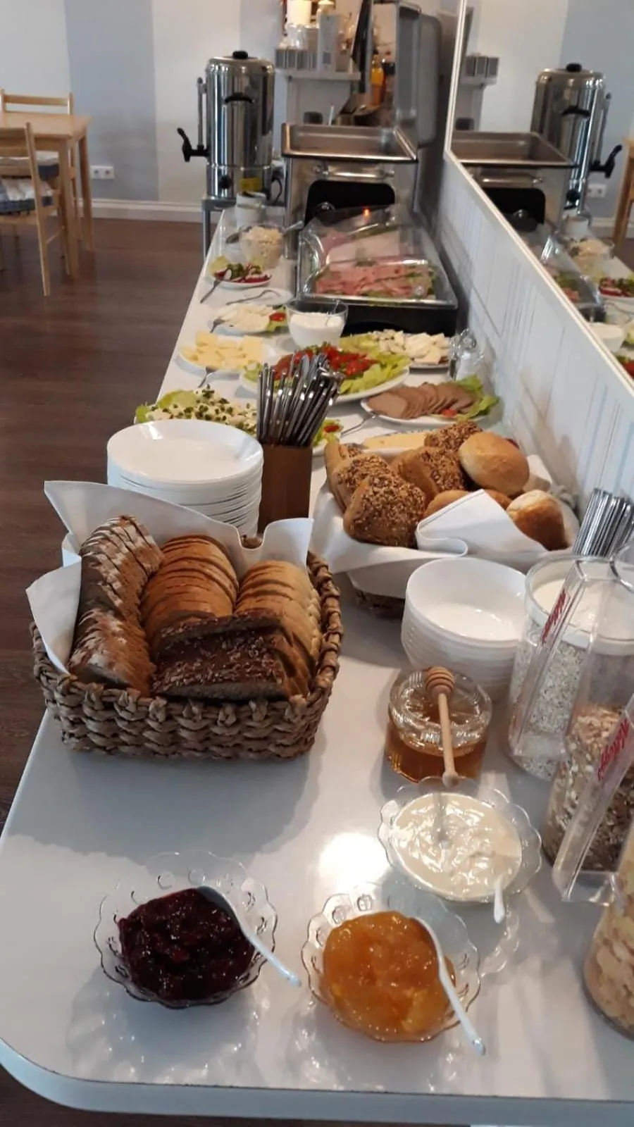 Continental breakfast in Pokoje Gościnne Villa Plaza