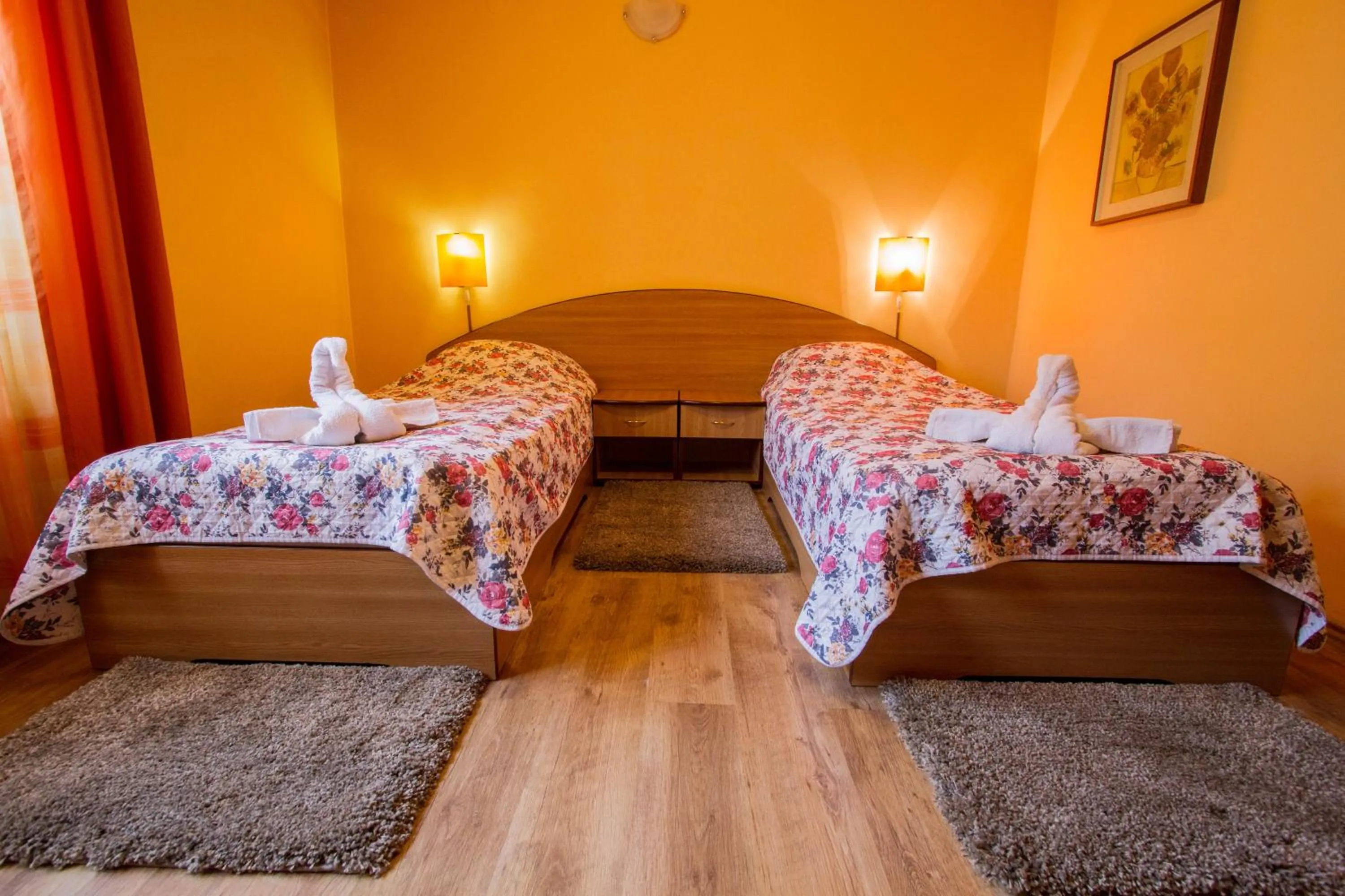 Bed in Pension Casa Timar