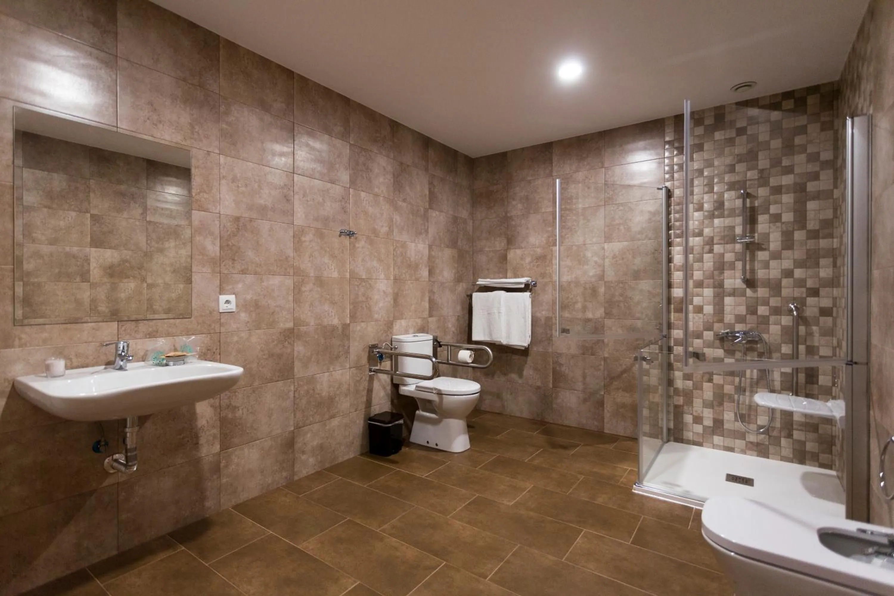 Shower in Hotel A Roldana