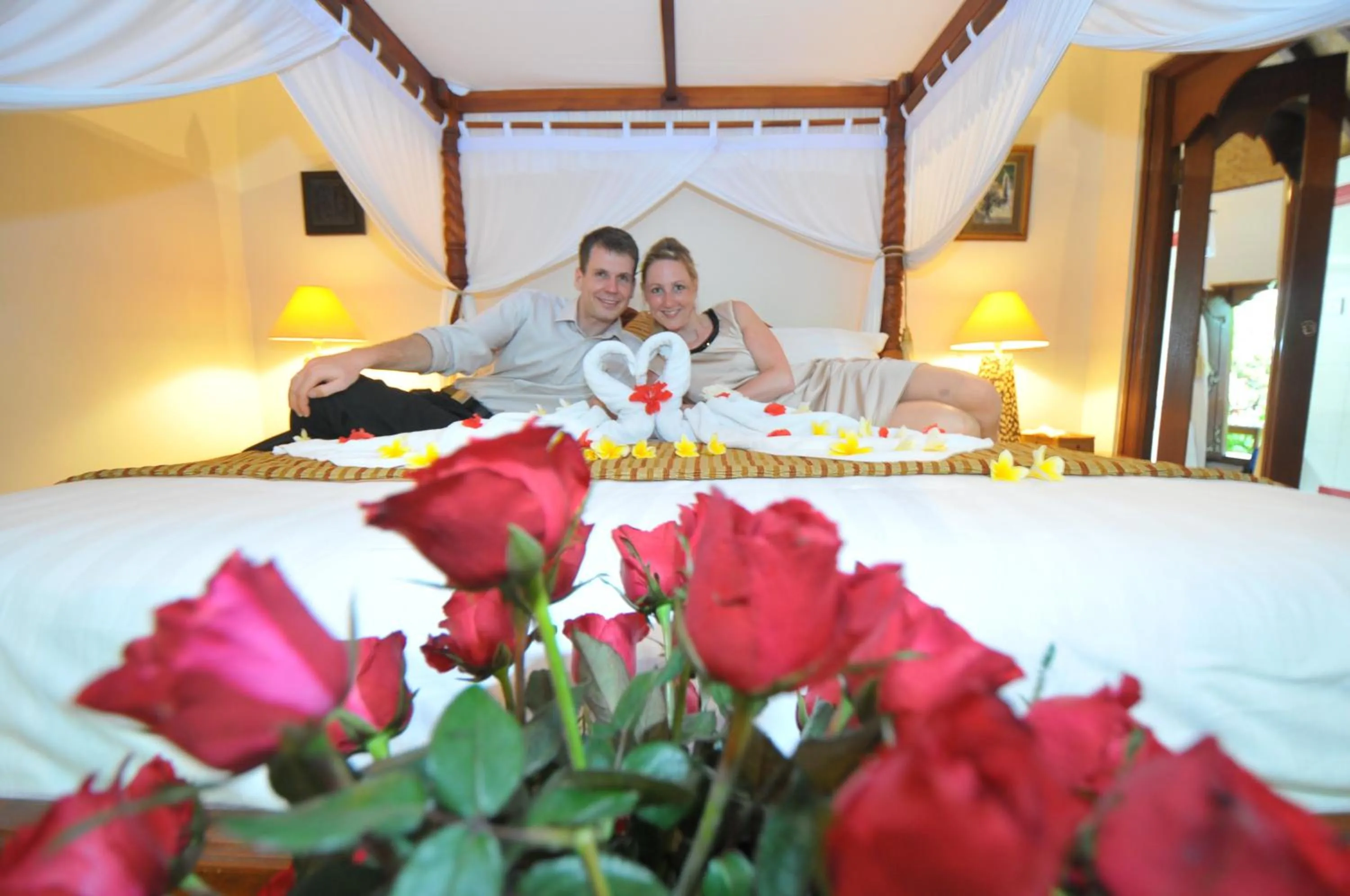 Bedroom in Tirta Ayu Hotel and Restaurant