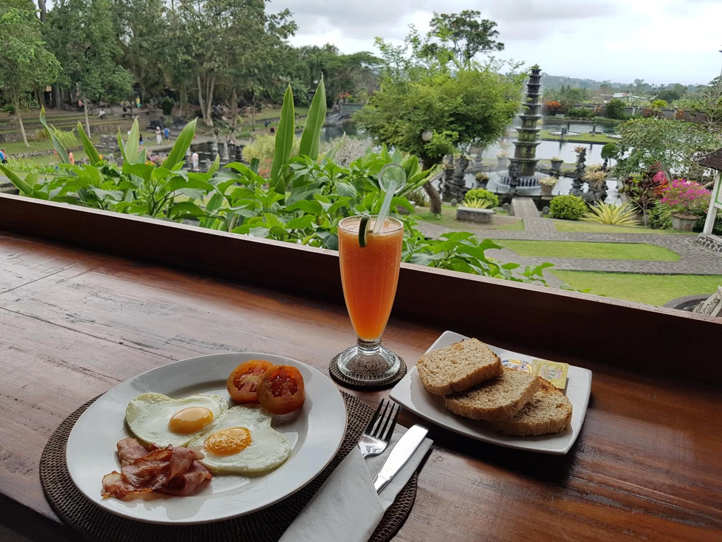 Breakfast in Tirta Ayu Hotel and Restaurant
