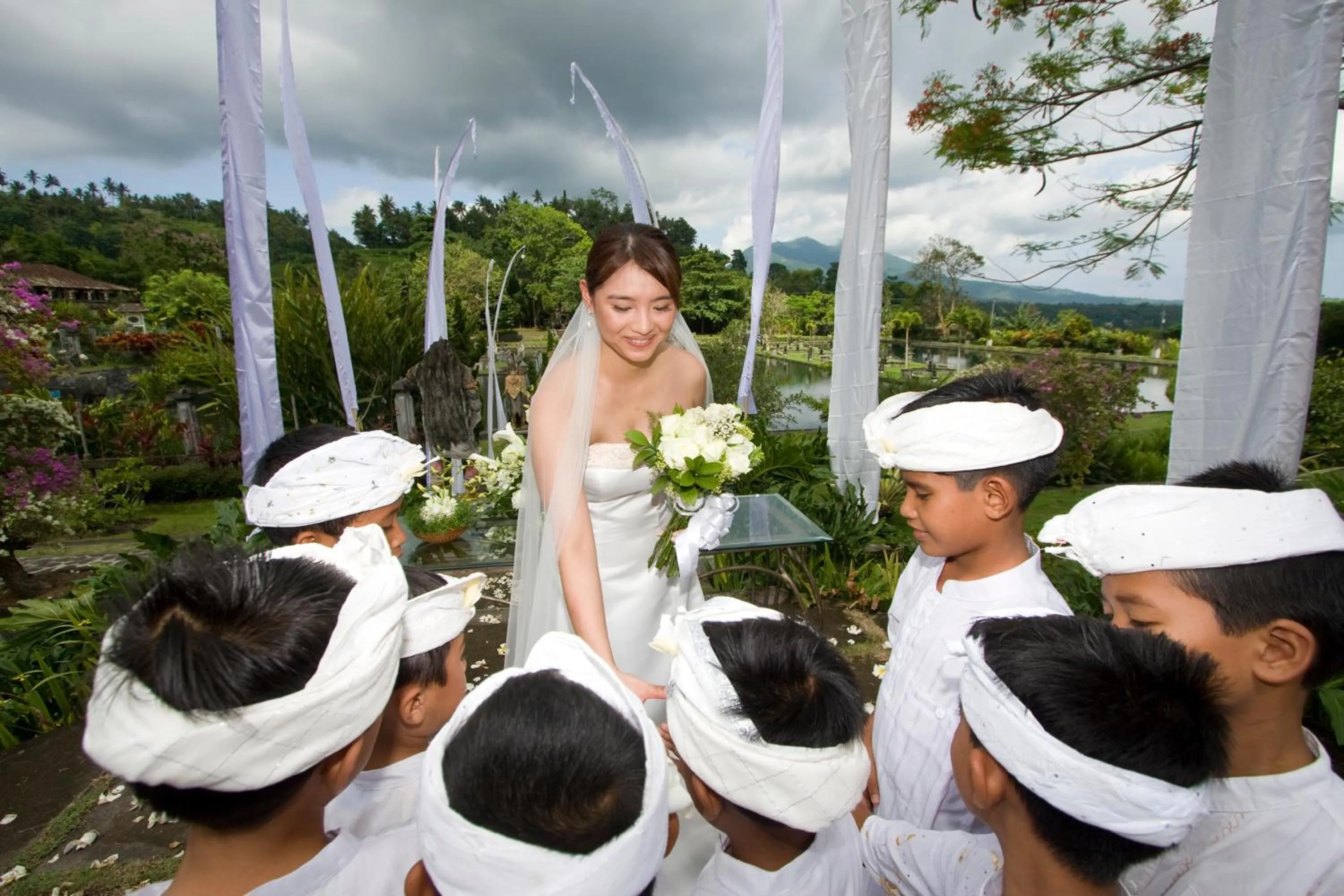 People in Tirta Ayu Hotel and Restaurant