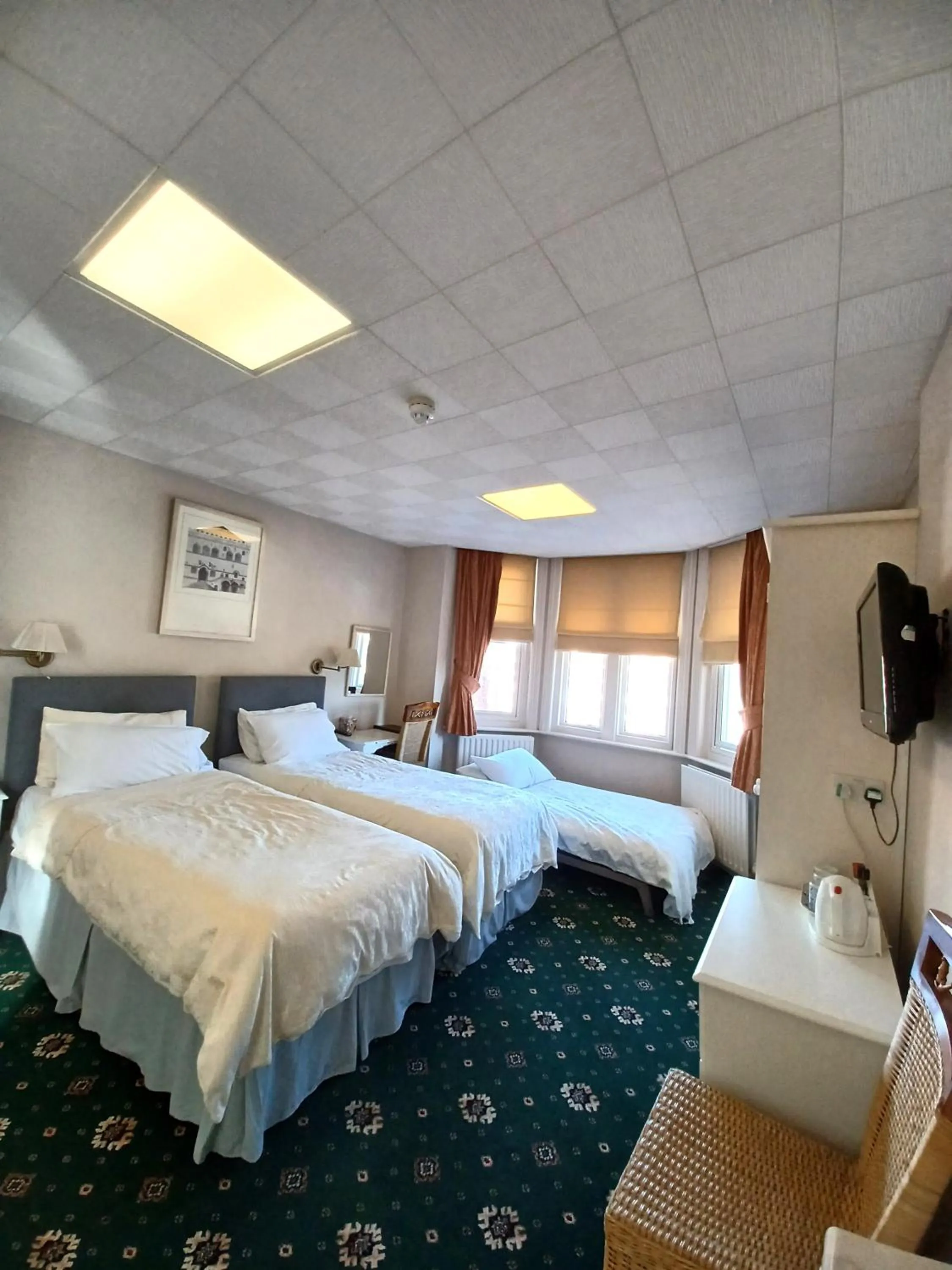 Bed in Hunters Lodge Guest House