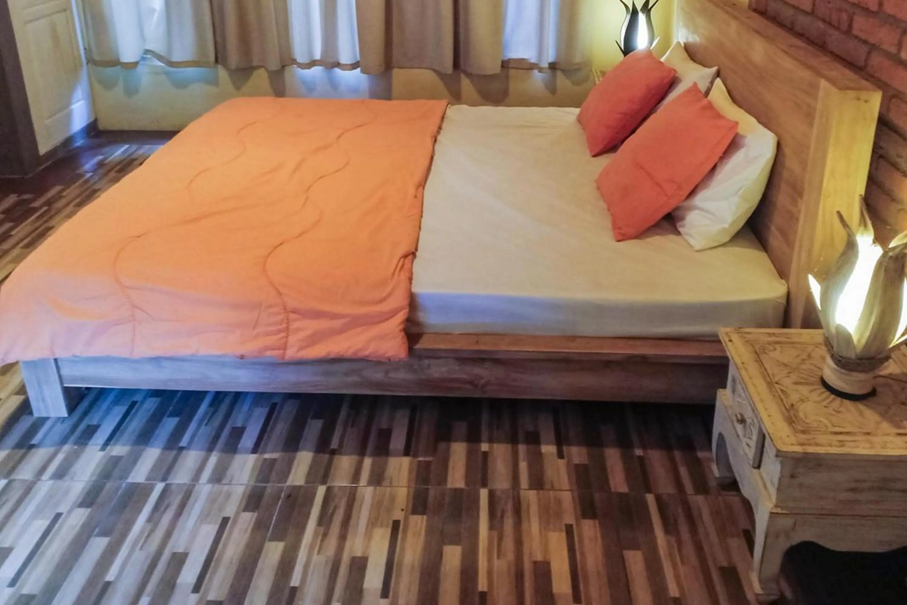 Bed in Pranajaya Villa